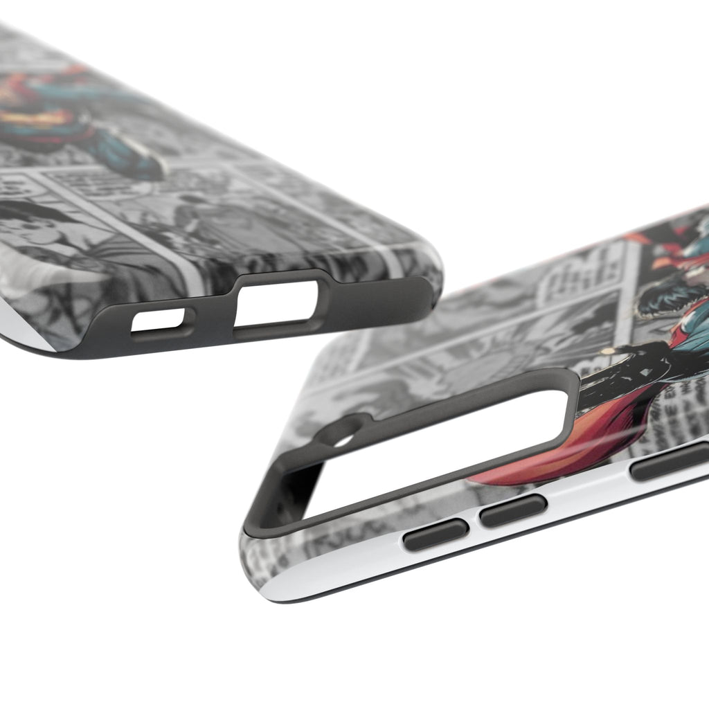 Superman Comic Book Page Theme Phone Cases for Iphones & Samsung Phones