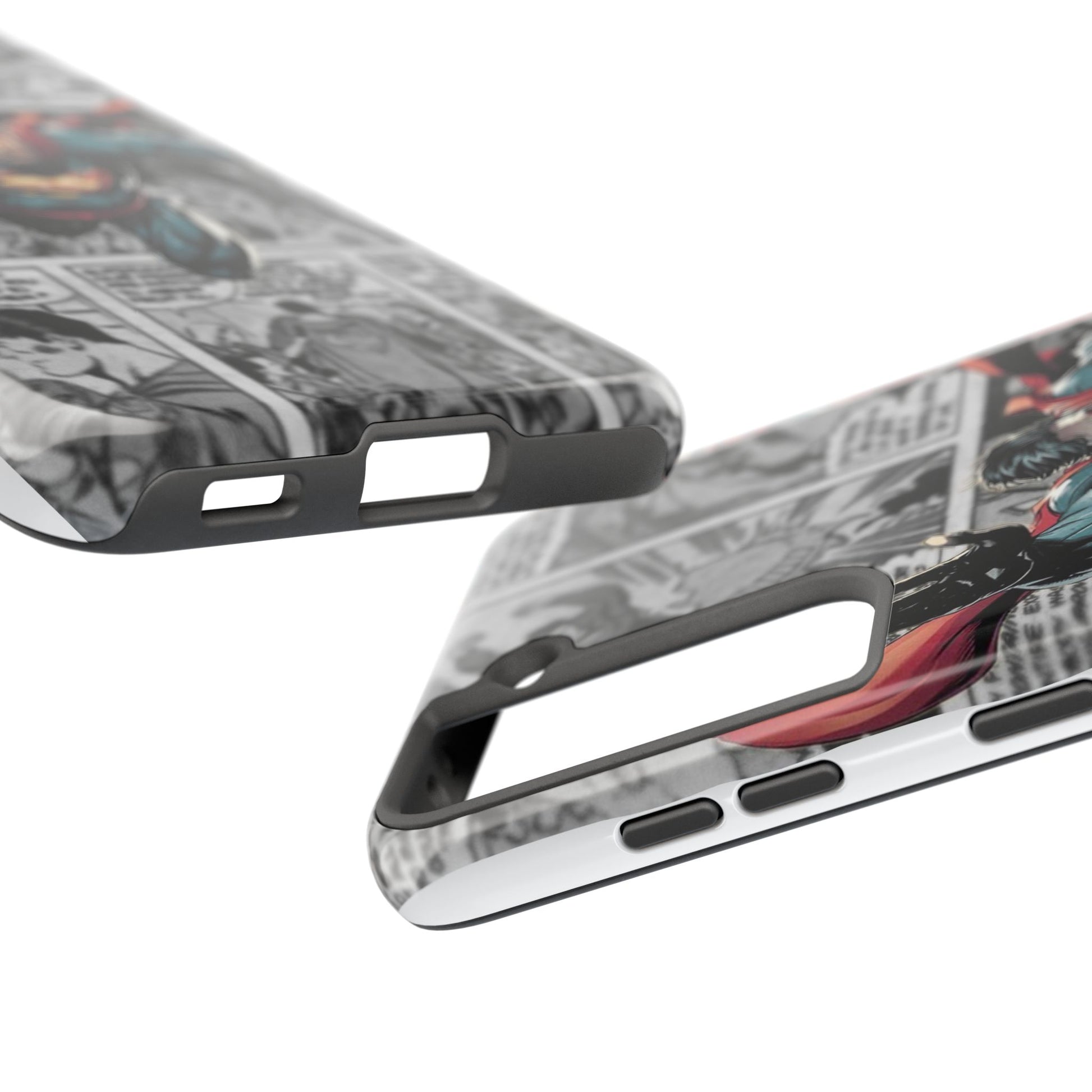 Superman Comic Book Page Theme Phone Cases for Iphones & Samsung Phones