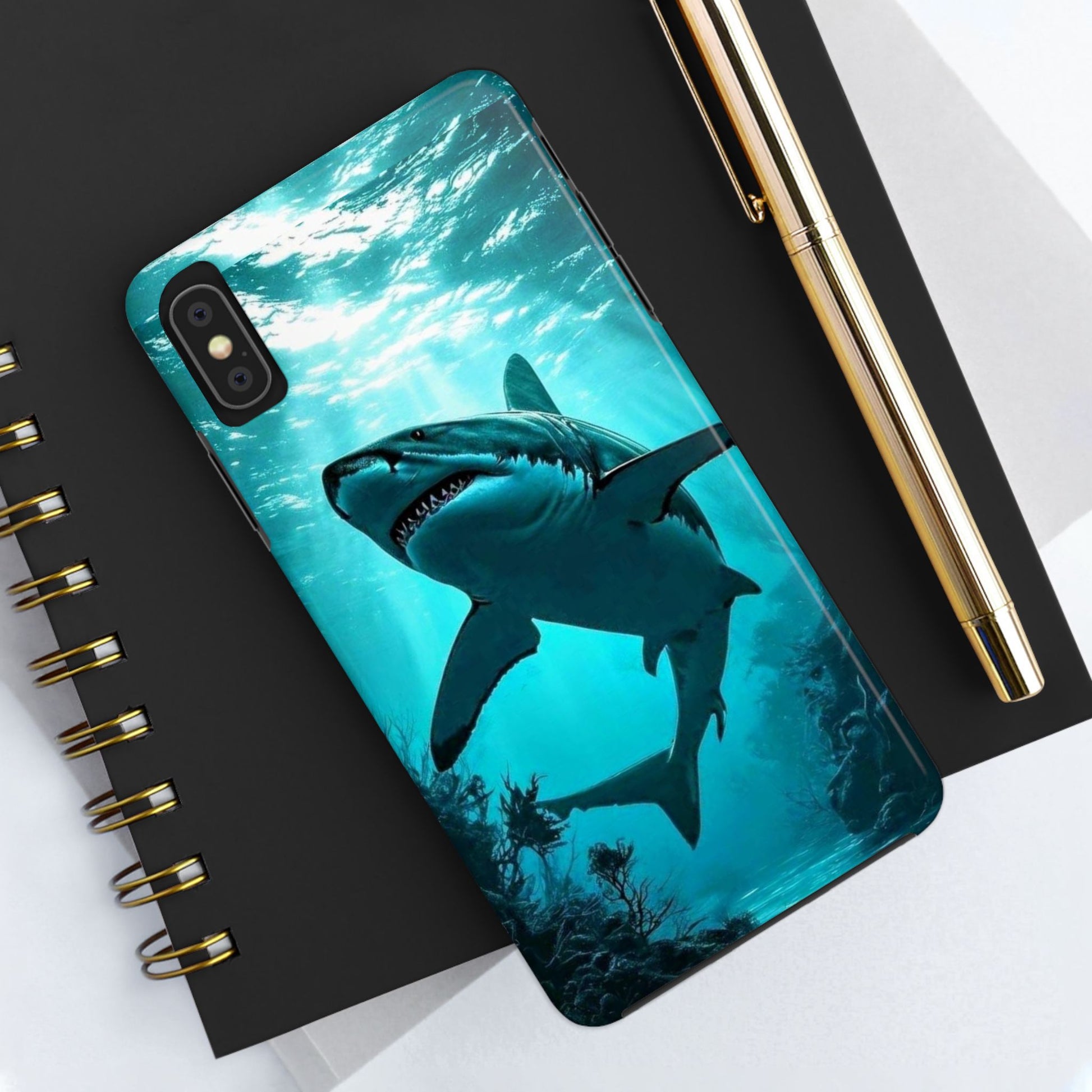 Killer Shark Theme Phone Cases for iPhones & Samsung Phones
