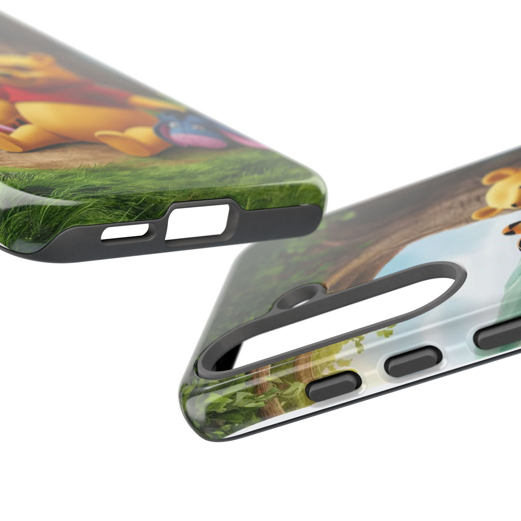 Cute Pooh Bear Phone Case, Tough Cases, Disney Phone for iPhones, Samsung, and Pixel