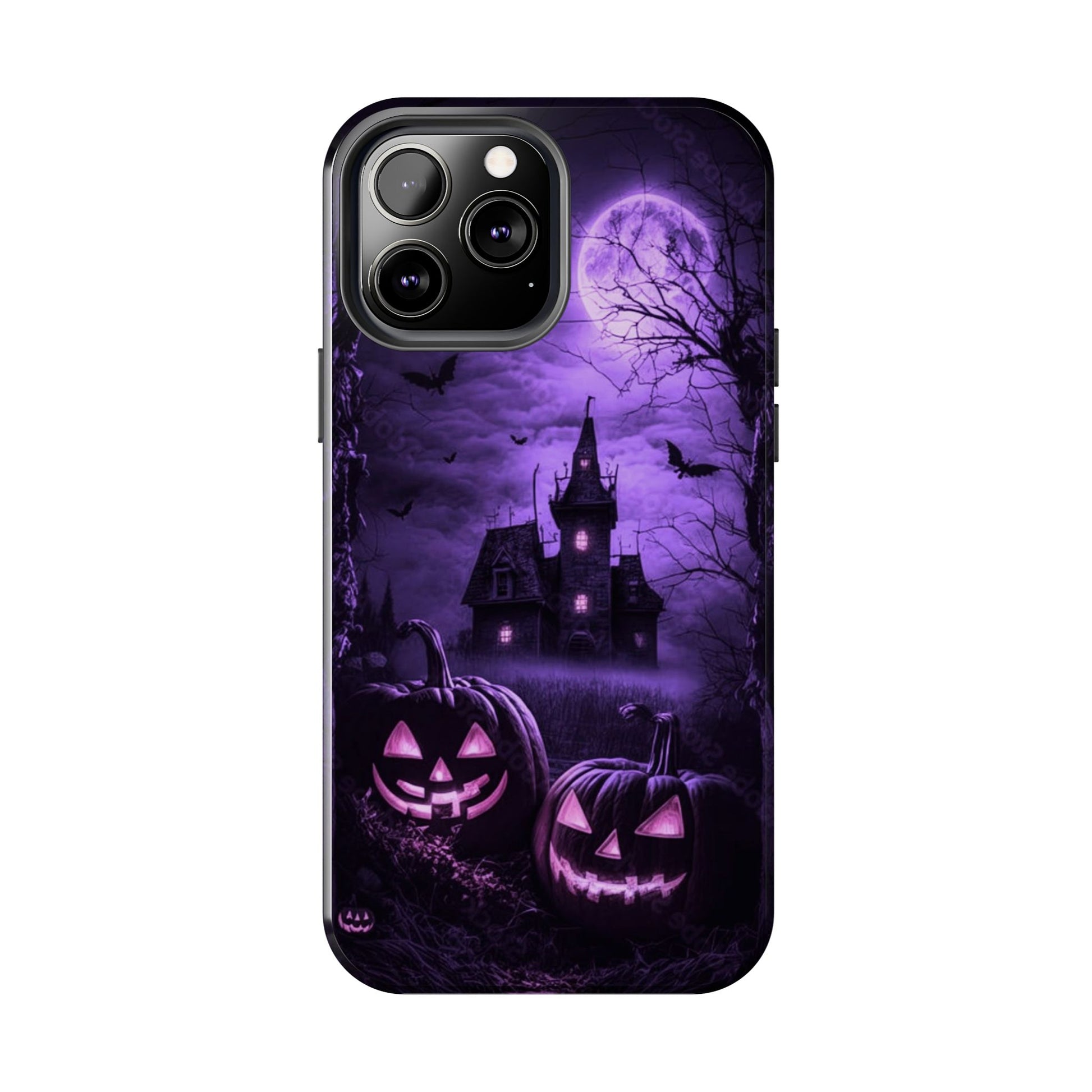 Haunted House Halloween Theme Phone Cases for iPhones & Samsung Phones