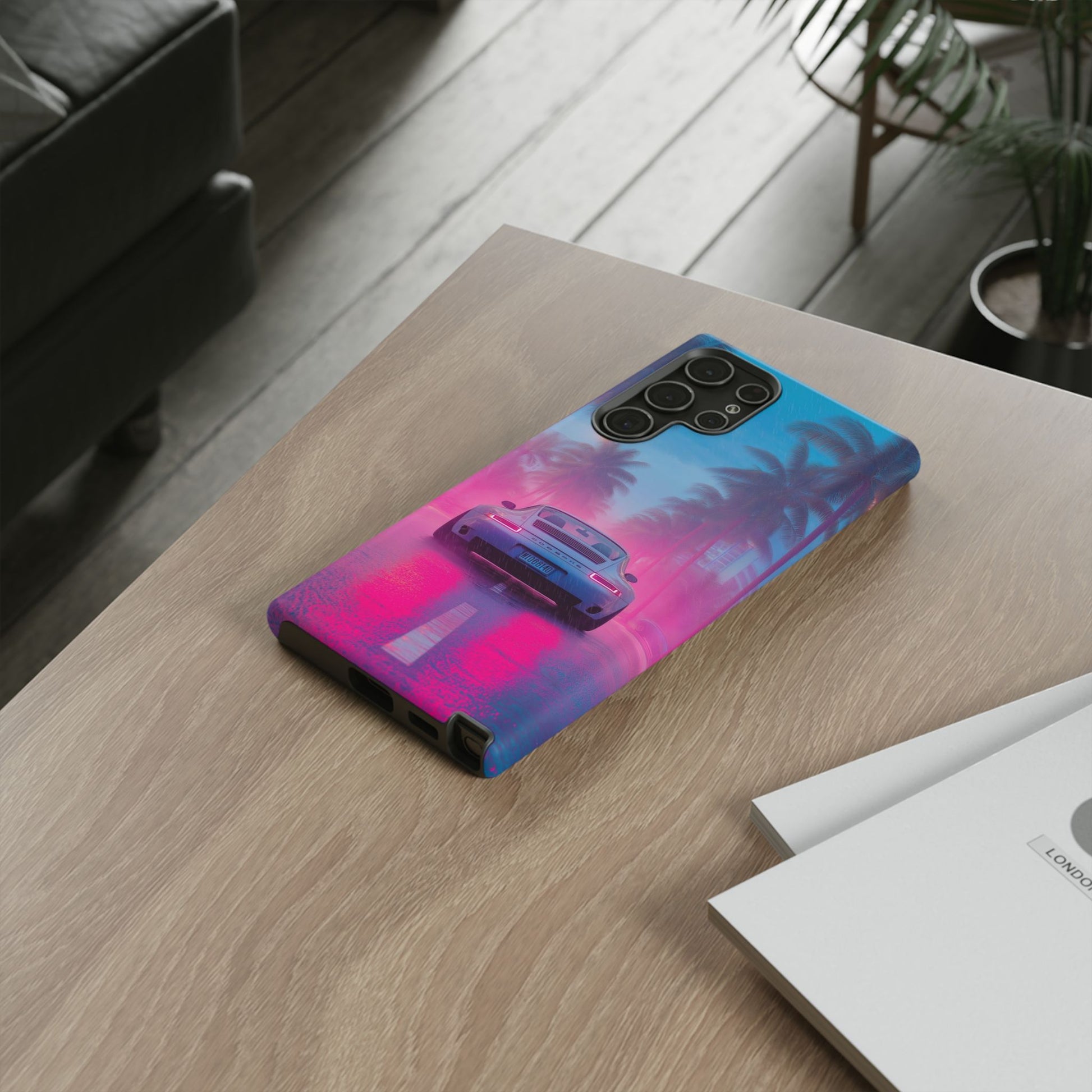 Miami Vice Porsche Phone Case for iPhone, Samsung Galaxy, & Pixel Phones