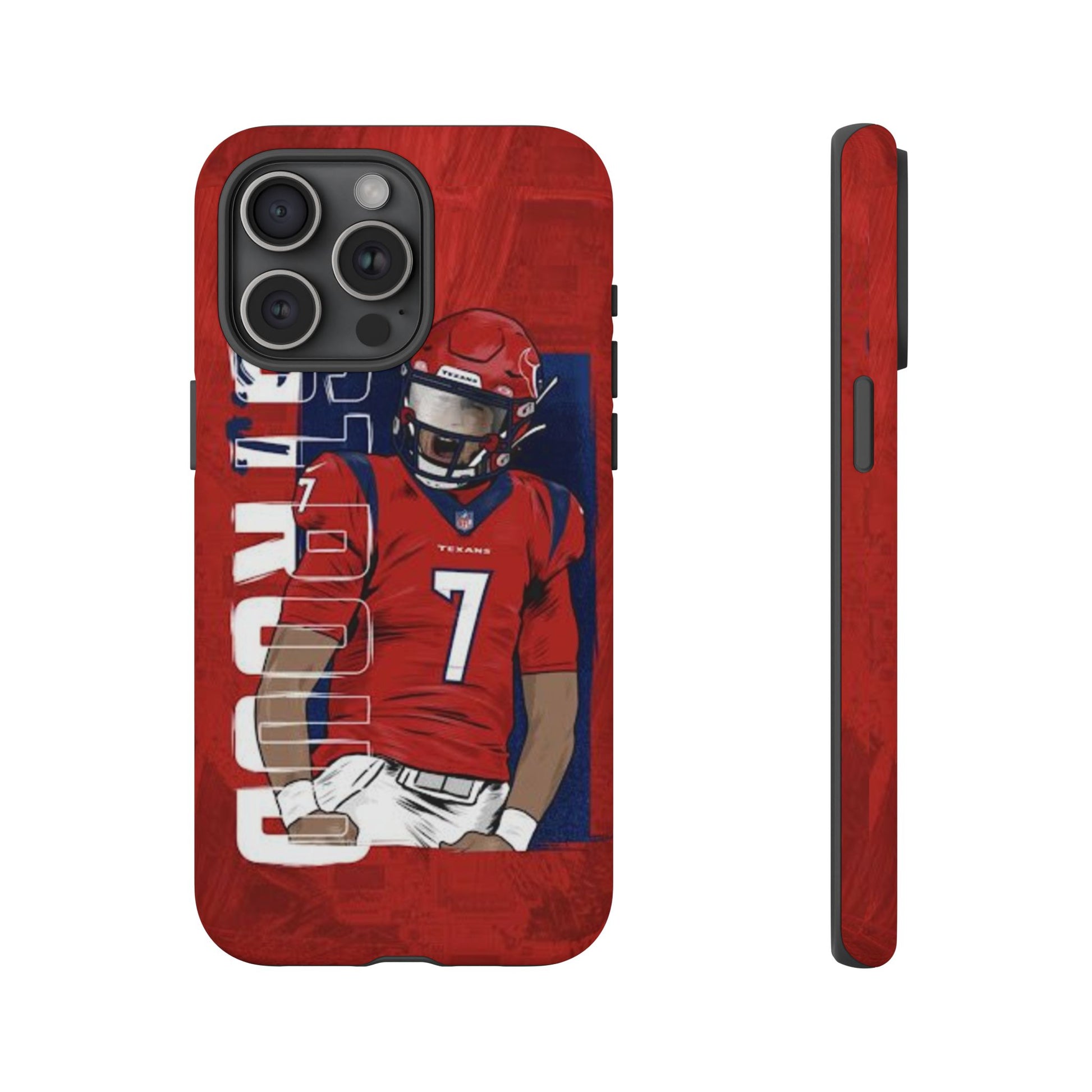 Houston Texans Football CJ Stroud Tough Cases for iPhones, Samsung, and Pixel
