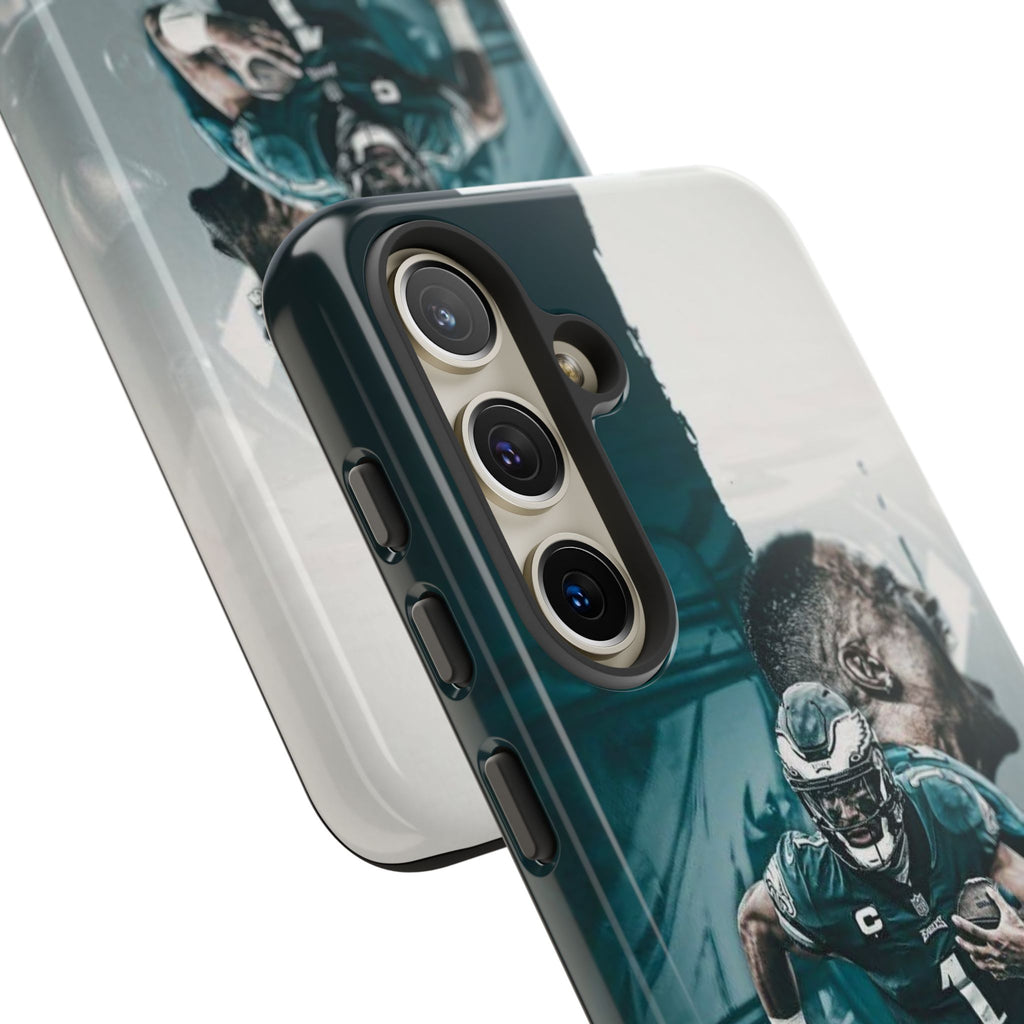 Jalen Hurts Eagles Football Tough Cases for iPhones, Samsung, and Pixel