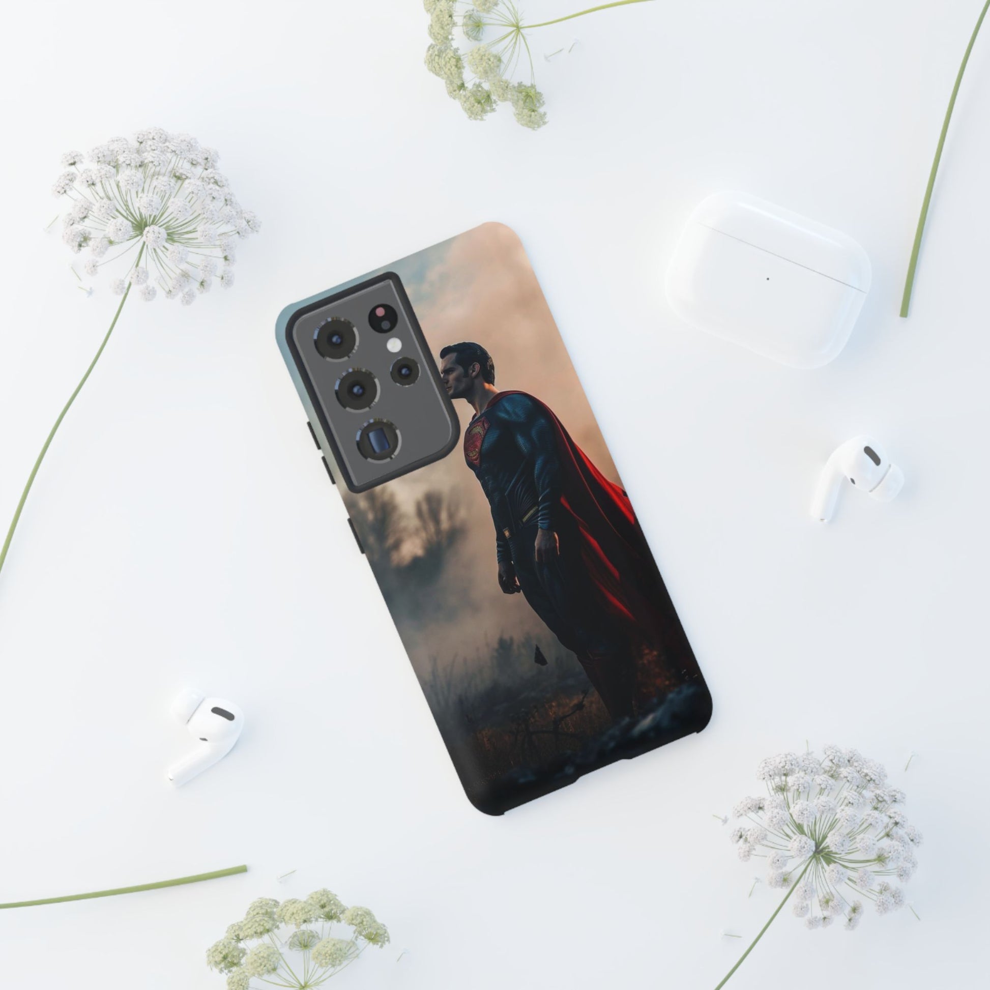 Henry Cavil Superman Tough Cases for iPhones, Samsung, and Pixel