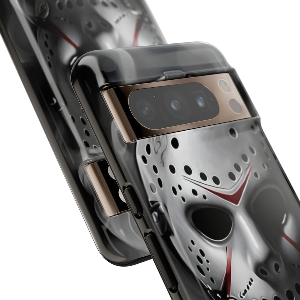 Friday the 13th Jason's Mask Tough Cases for iPhones, Samsung, and Pixel
