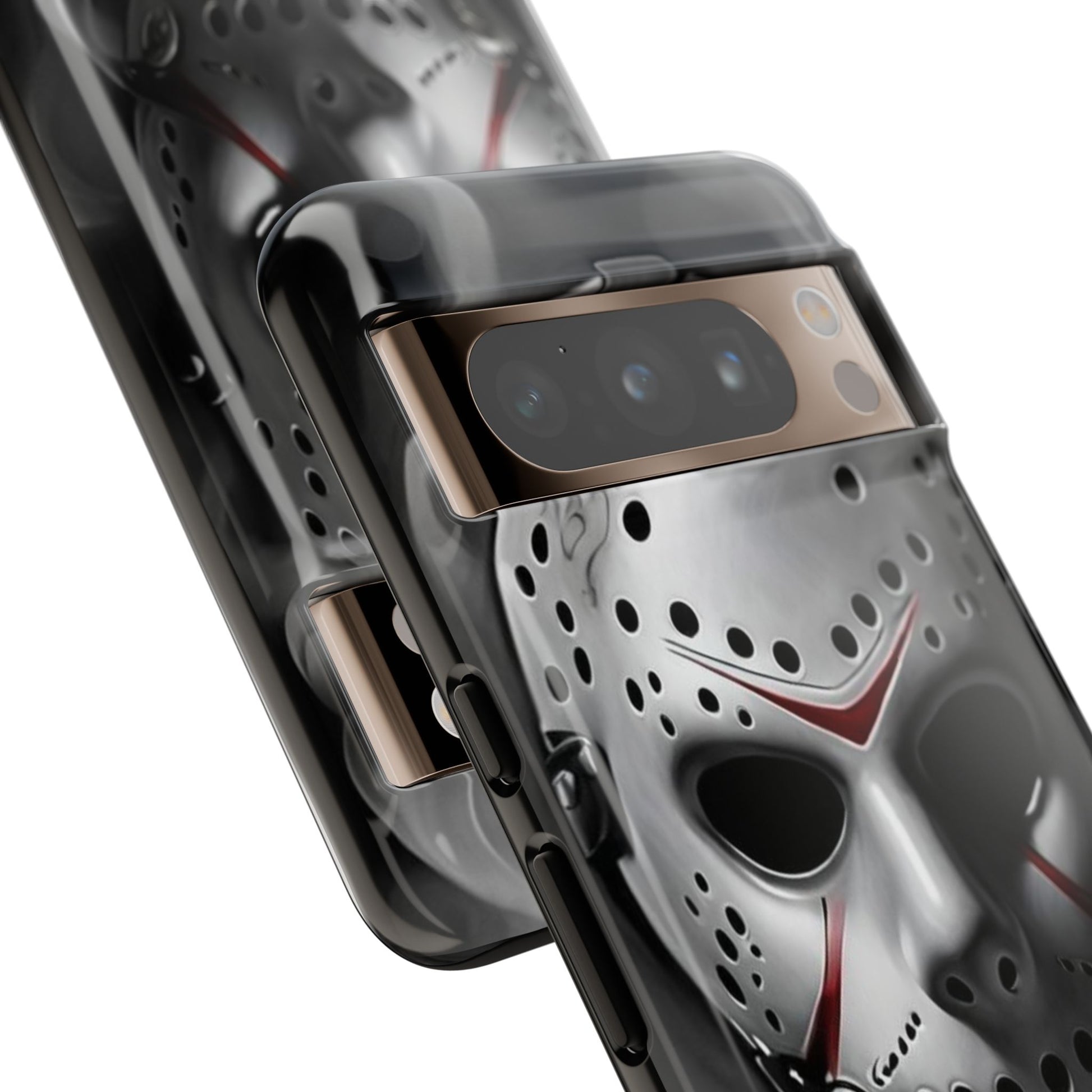 Friday the 13th Jason's Mask Tough Cases for iPhones, Samsung, and Pixel