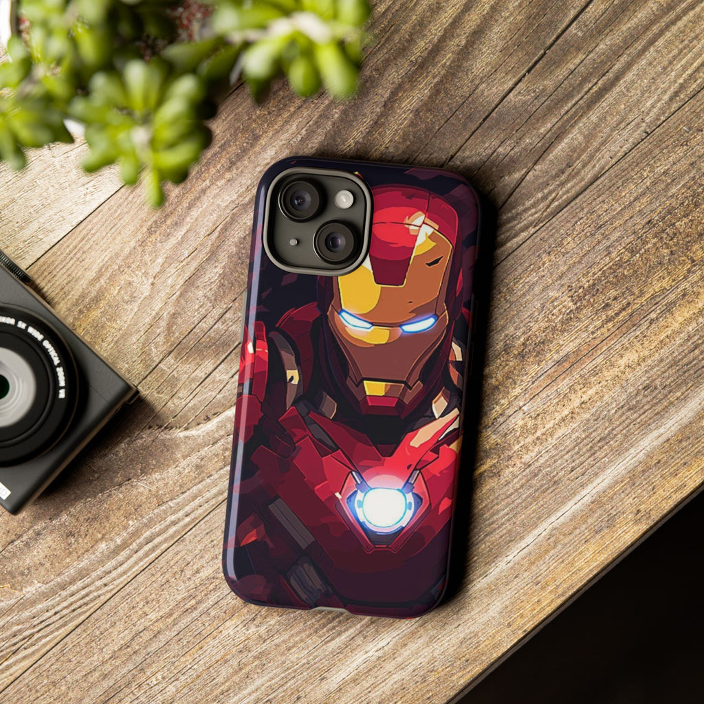 Invincible Iron Man Tough Cases for iPhones, Samsung, and Pixel