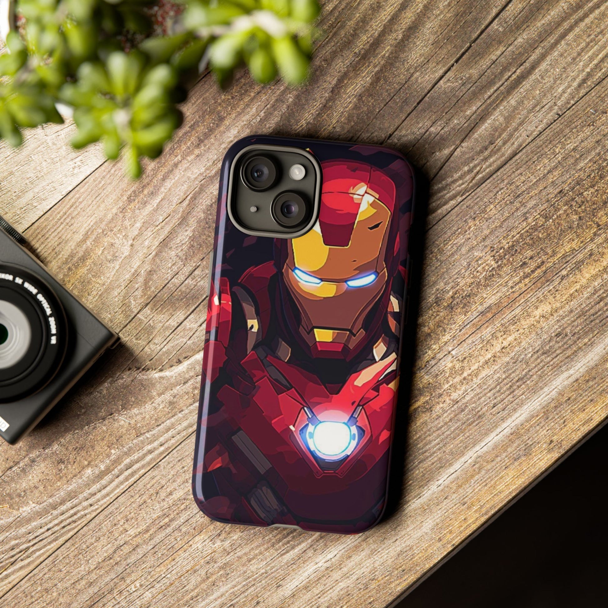 Invincible Iron Man Tough Cases for iPhones, Samsung, and Pixel