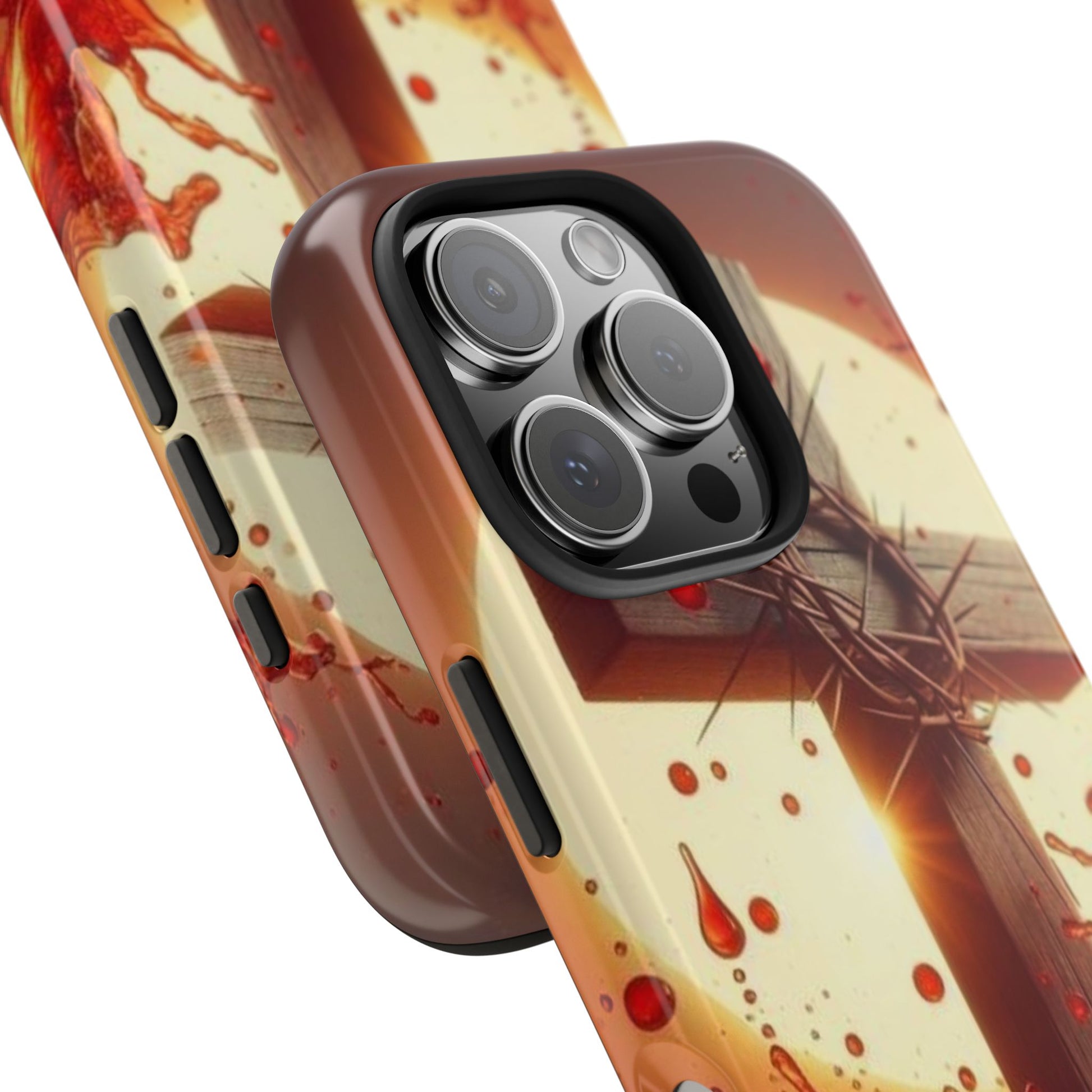 Blood of Christ Christian Theme Phone Cases for iPhones & Samsung Phones
