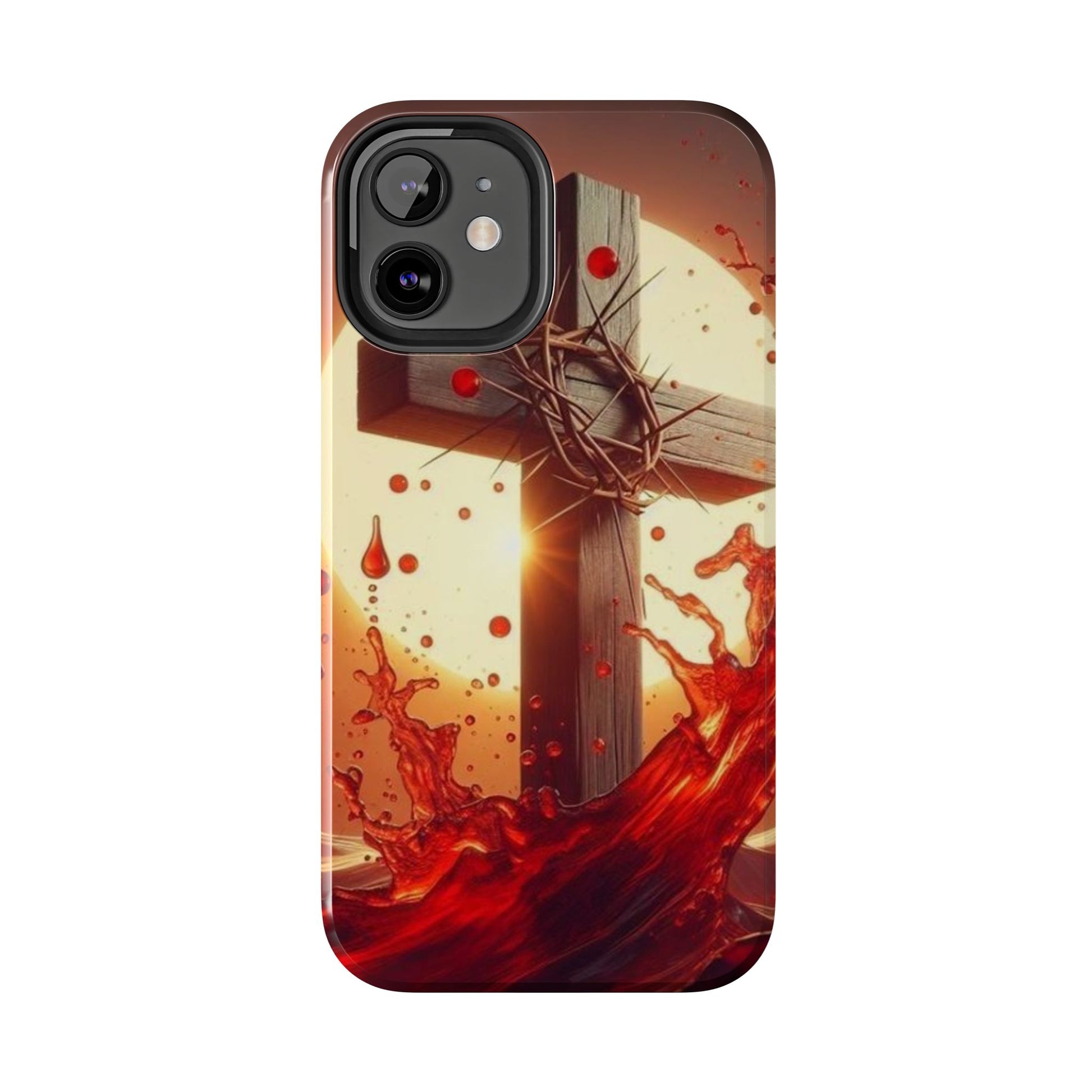Blood of Christ Christian Theme Phone Cases for iPhones & Samsung Phones