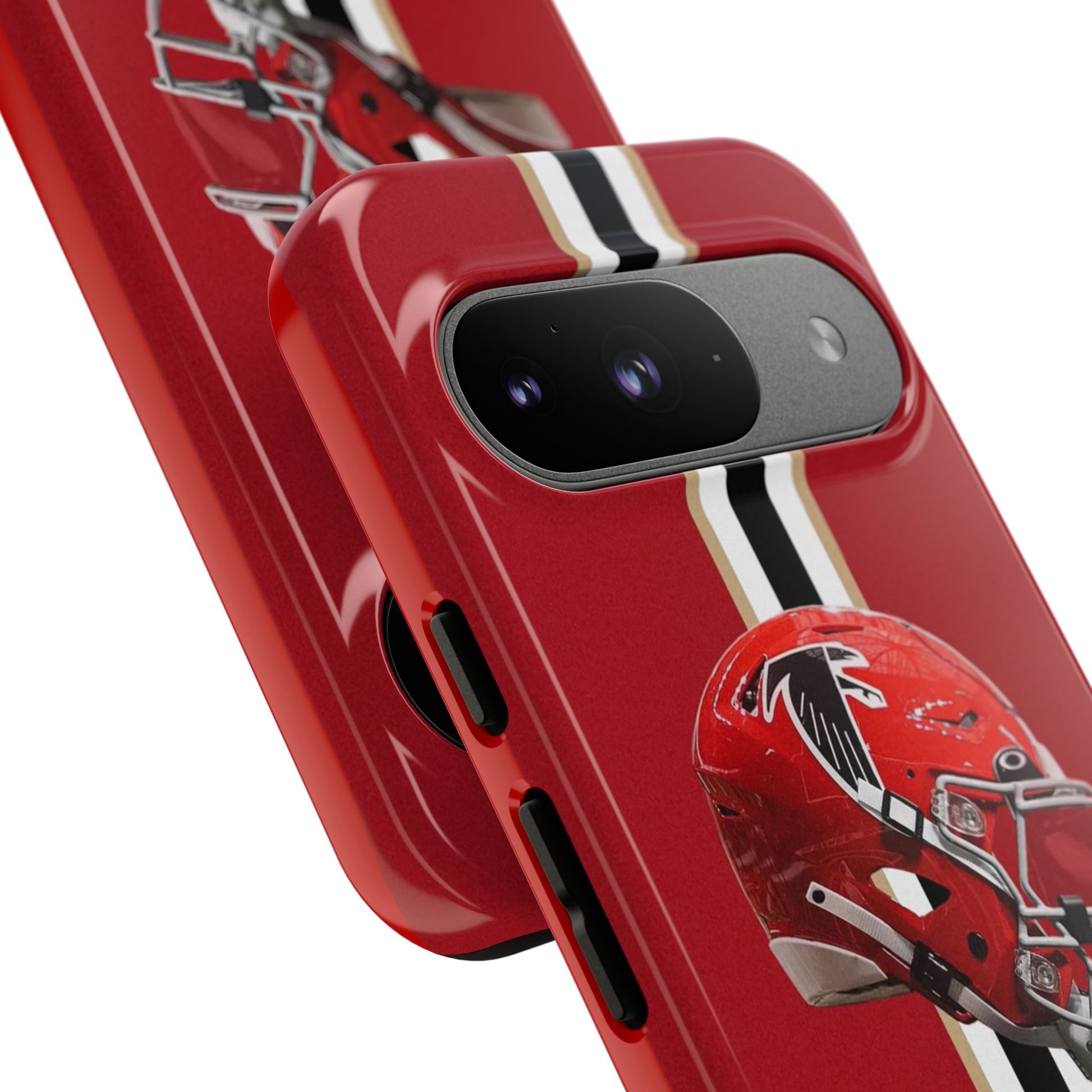 Atlanta Falcons Football Helmet Logo Tough Cases for iPhones, Samsung, and Pixel