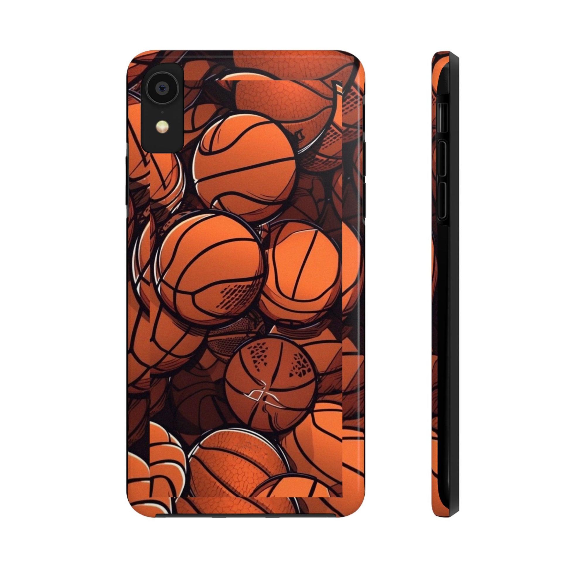 Basketball Pattern Design Tough Phone Cases for Iphones & Samsung Durable