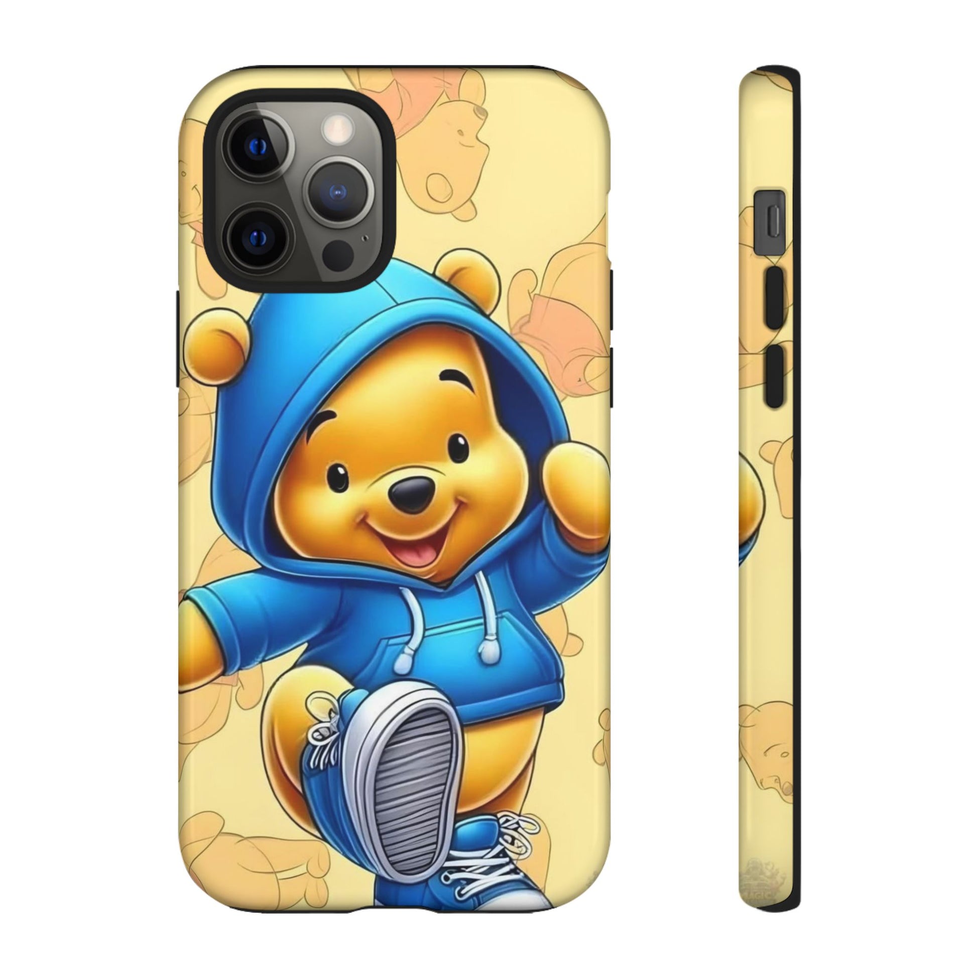 Cute Pooh Bear Phone Case, Tough Case