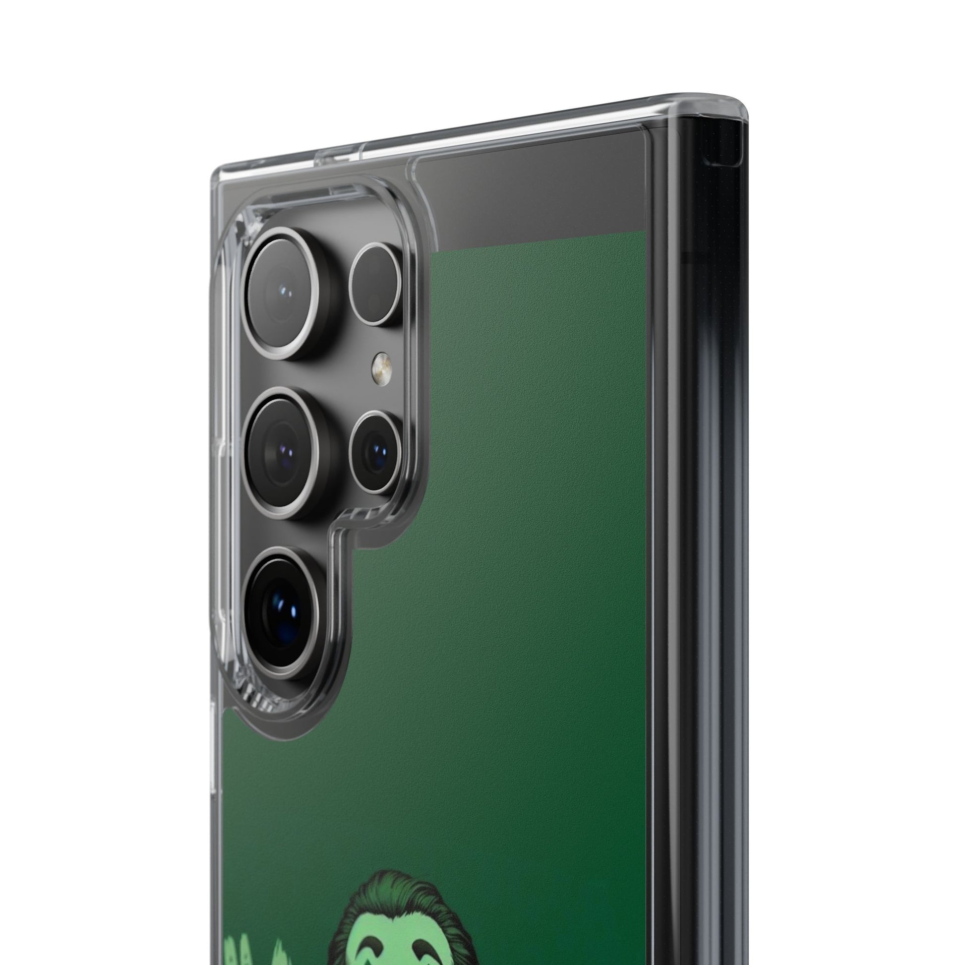 Phone Case, Comic book Inspired Design Joker Hahaha, Clear Phone Cover, Funny