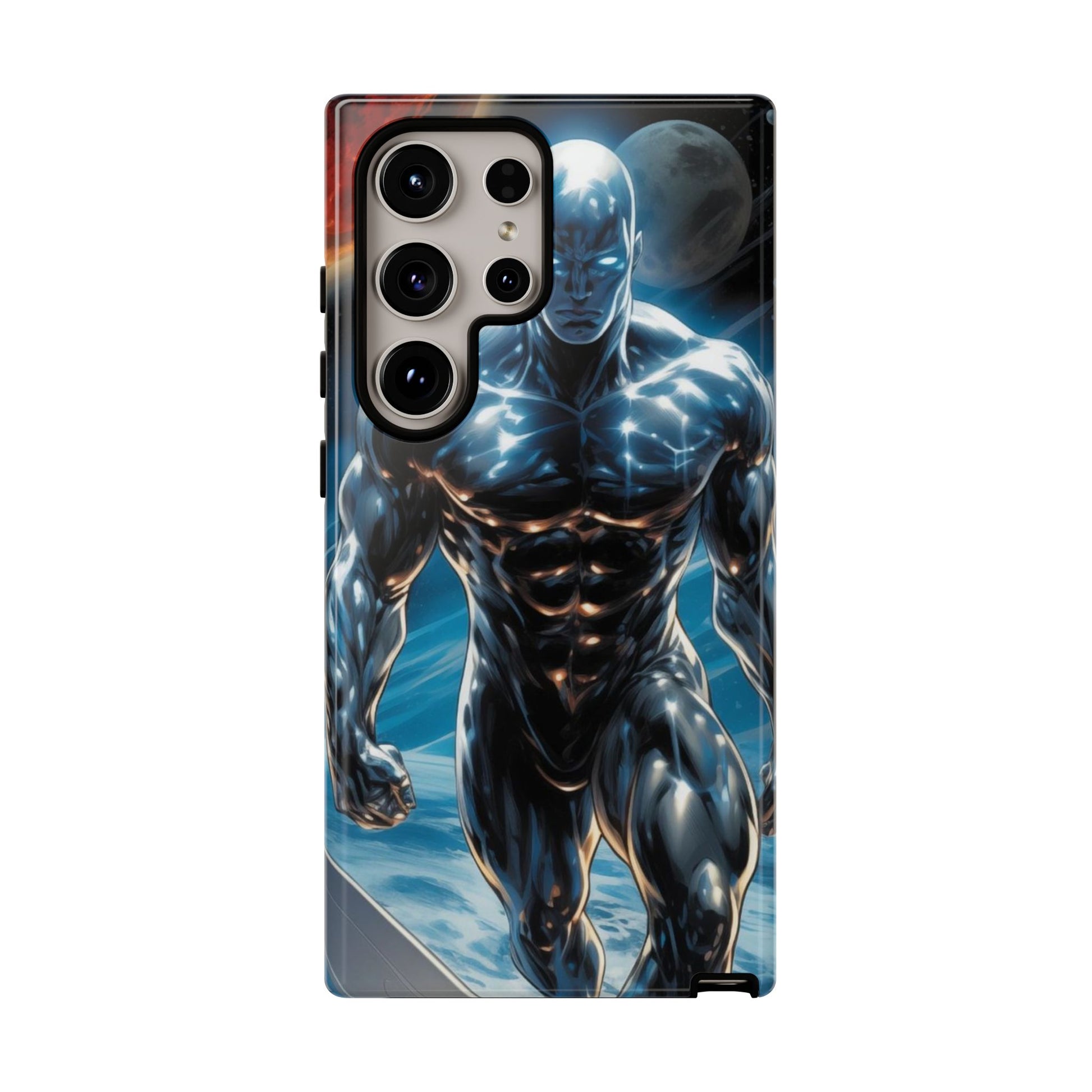 The Silver Surfer Comic Art Phone Case, Tough Cases for iPhones, Samsung, and Pixel