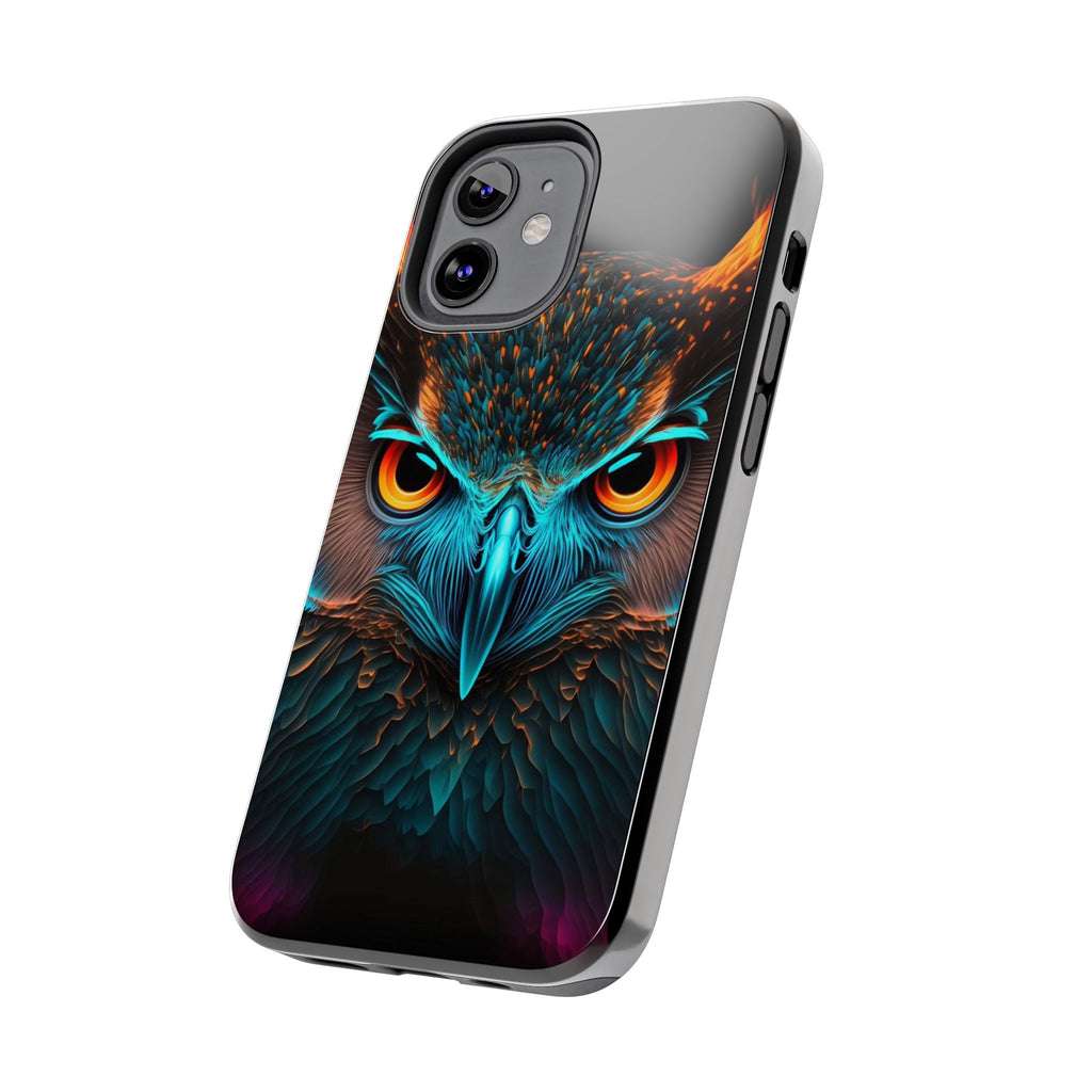 Neon Owl Theme Phone Cases for iPhones & Samsung Phones