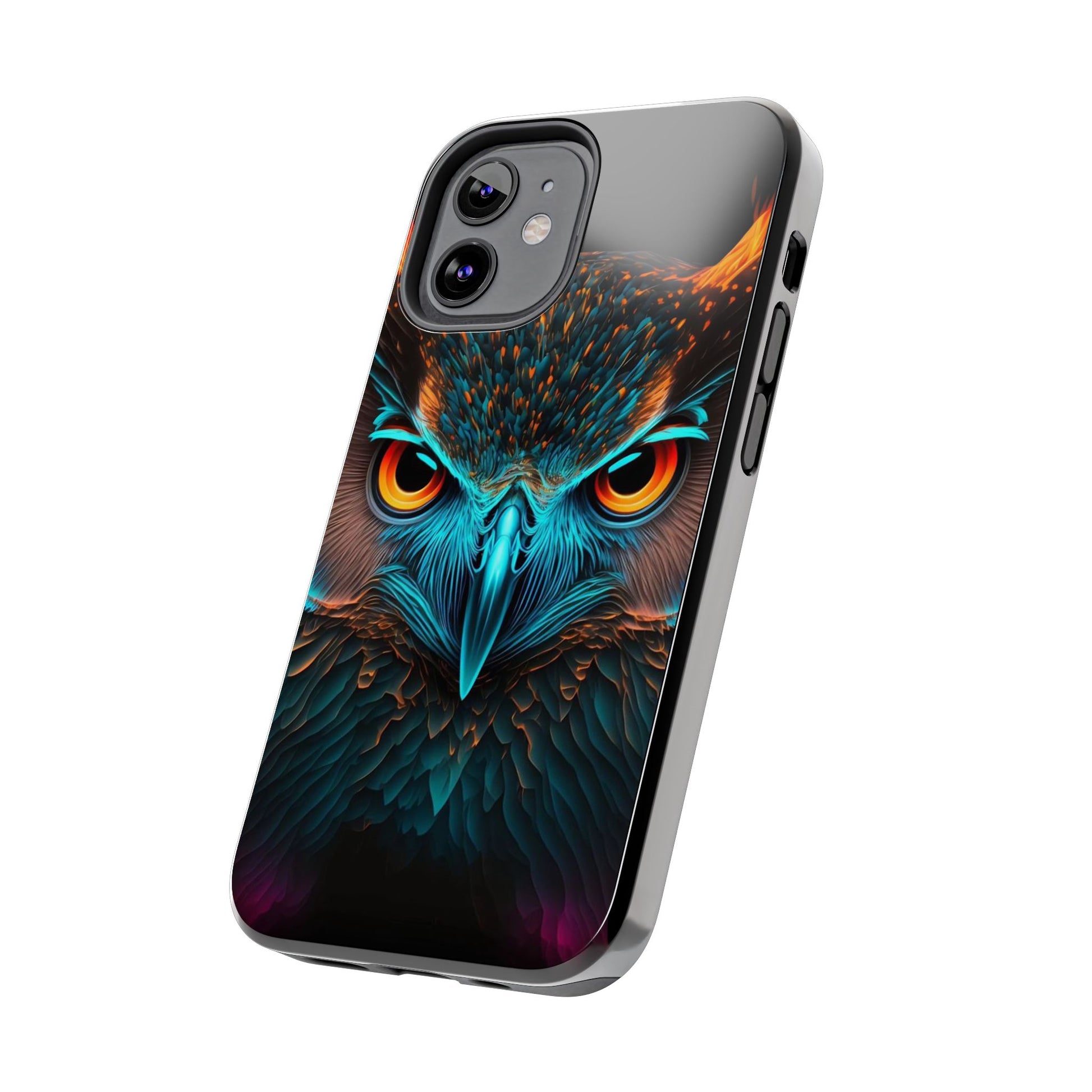 Neon Owl Theme Phone Cases for iPhones & Samsung Phones