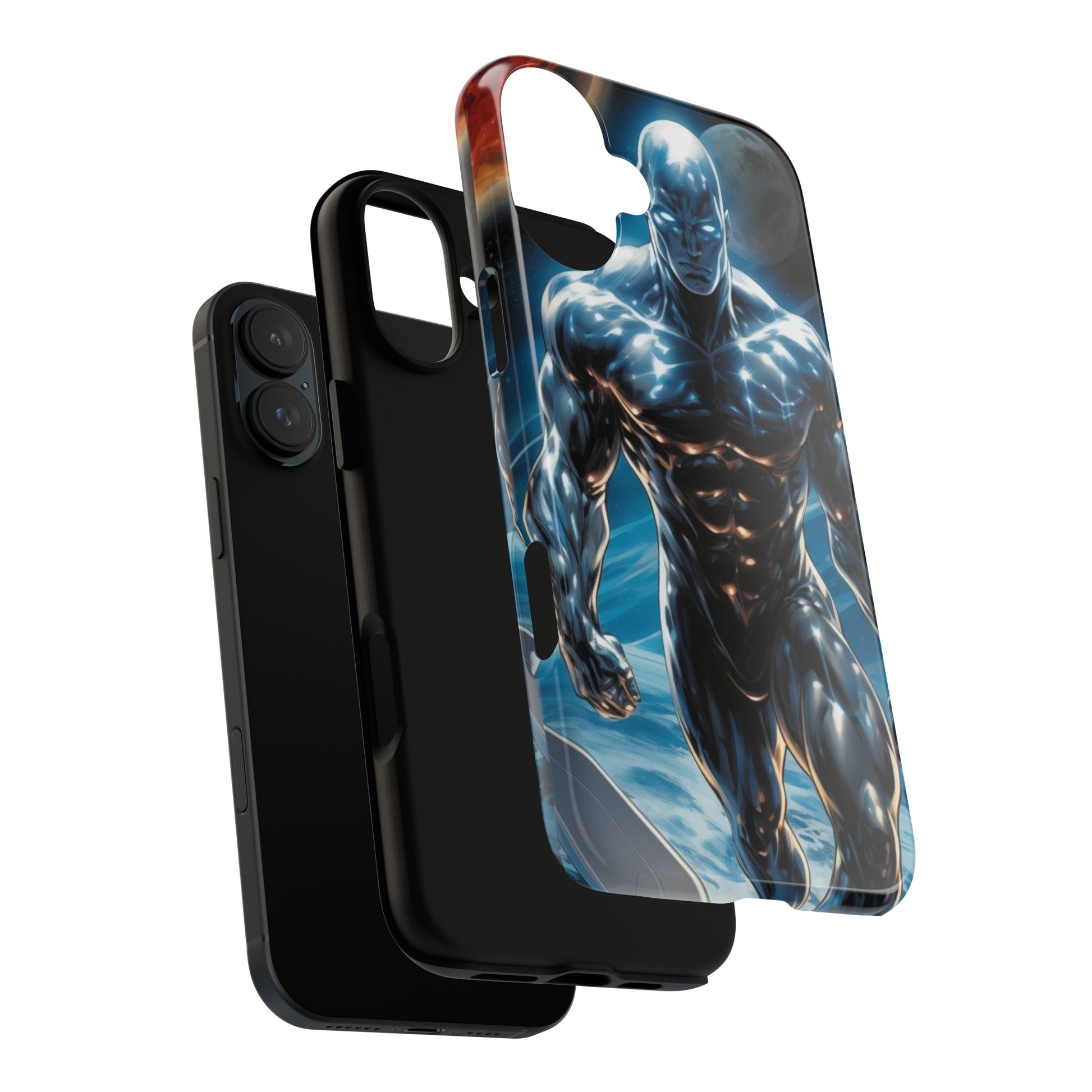 The Silver Surfer Comic Art Phone Case, Tough Cases for iPhones, Samsung, and Pixel