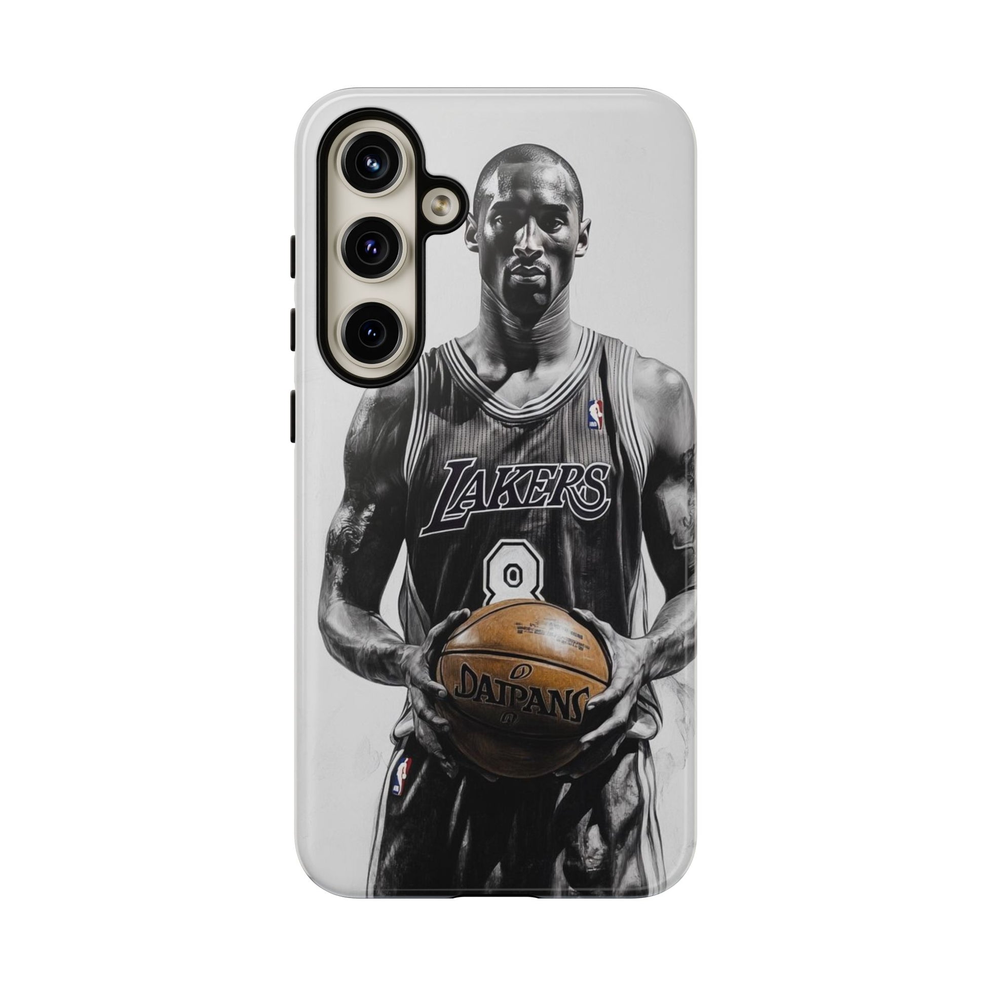 Kobe Basketball Art Tough Cases for iPhones, Samsung, and Pixel