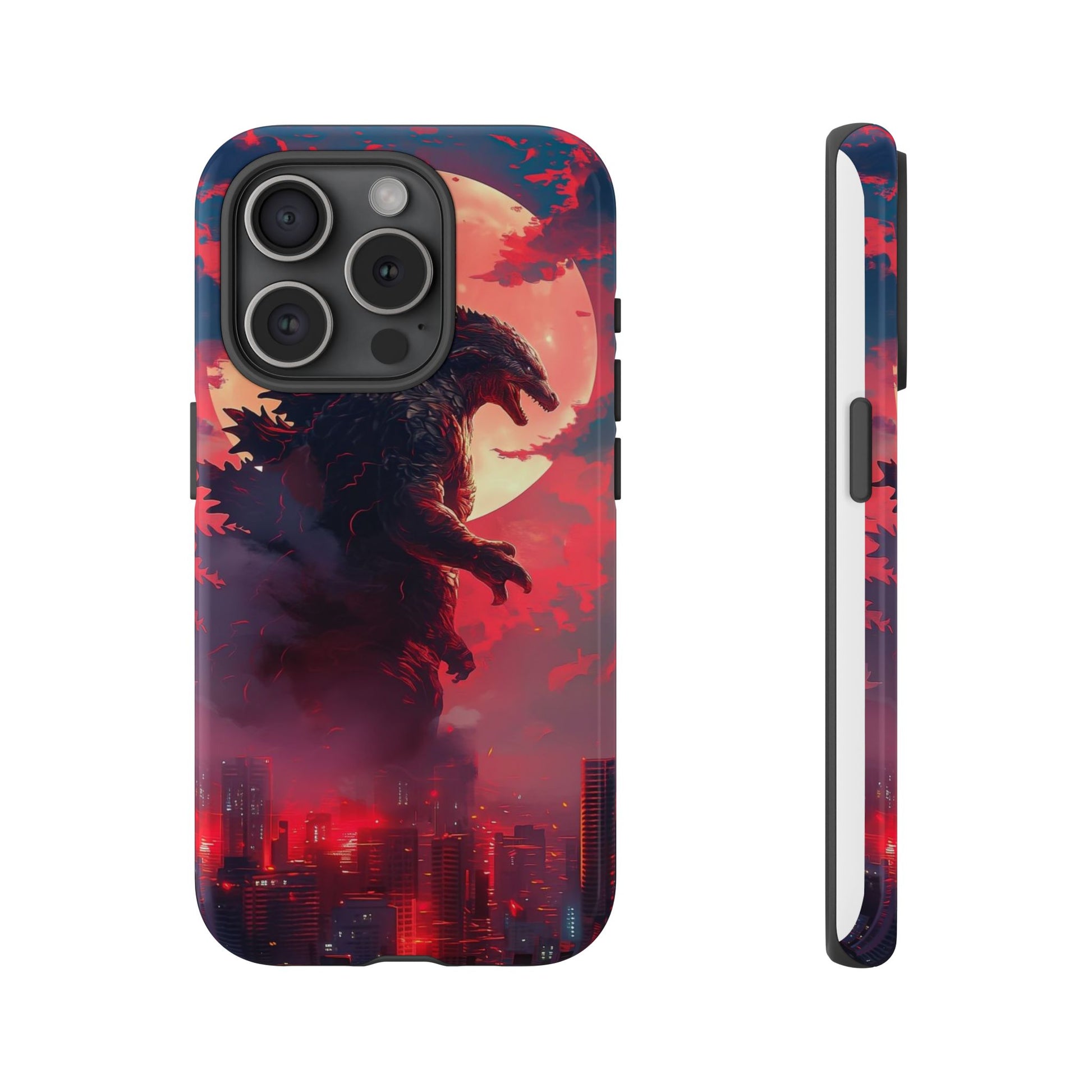 King of Monsters Godzilla Tough Phone Cases for iPhones, Samsung, and Pixel