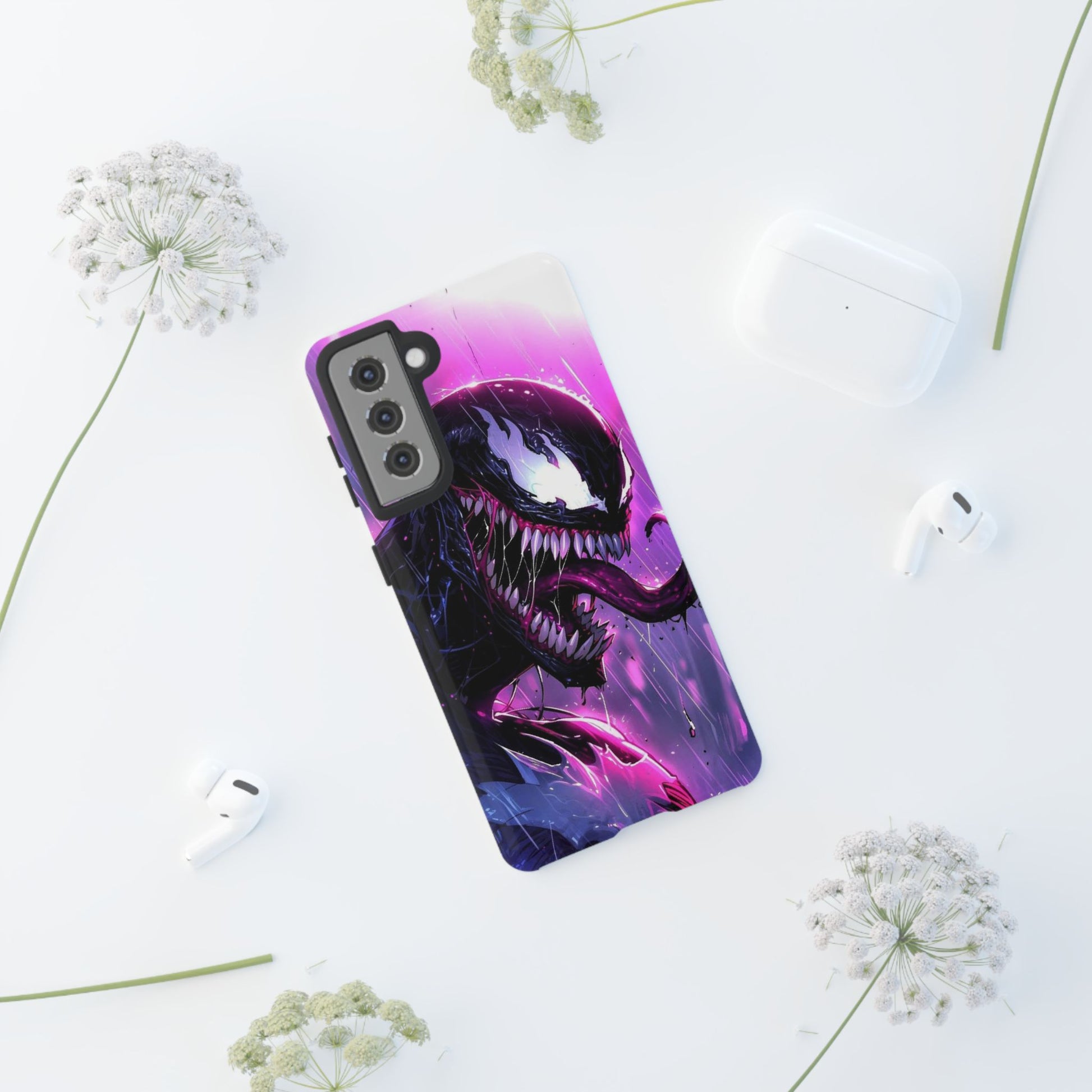 Marvel's Venom Phone Case, Tough Cases, Marvel Comics Phone for iPhones, Samsung, and Pixel