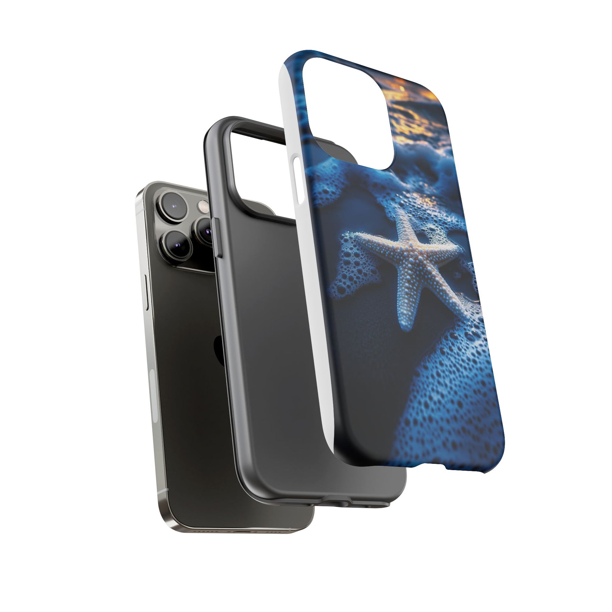Starfish Beach Tough Cases for iPhones, Samsung, and Pixel