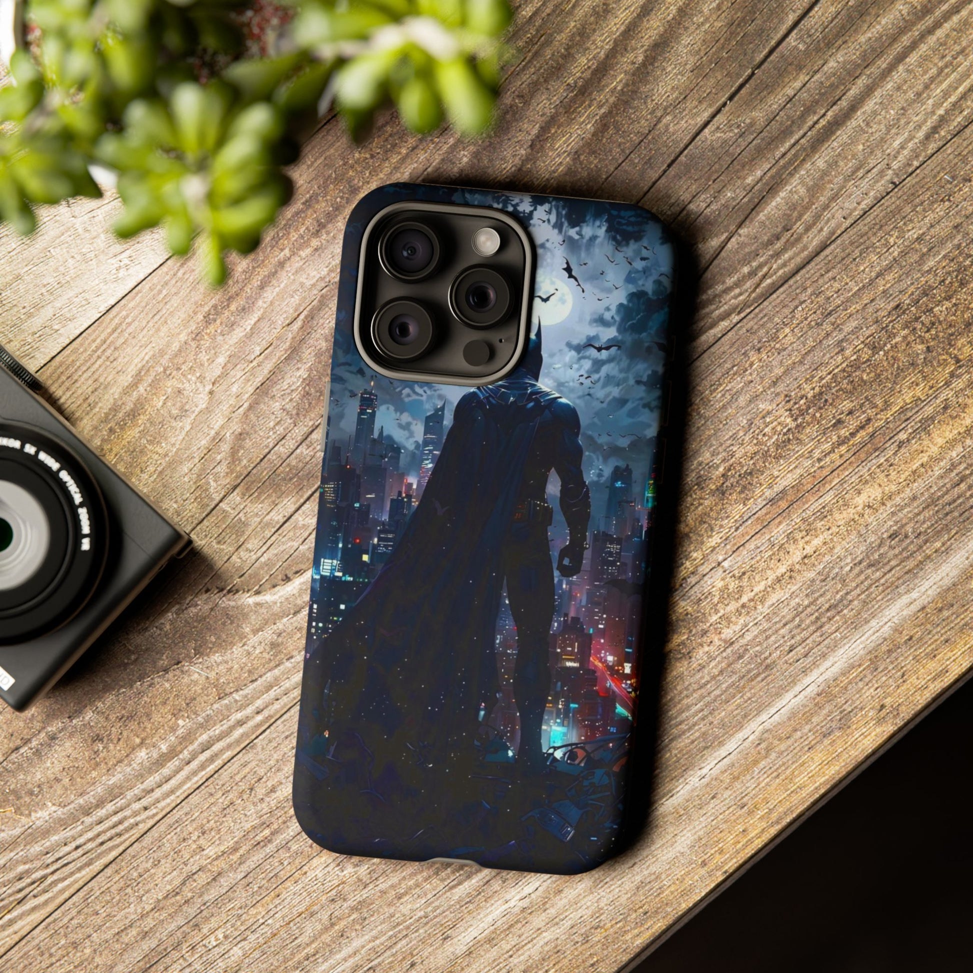 Gotham City Batman Tough Cases for iPhones, Samsung, and Pixel
