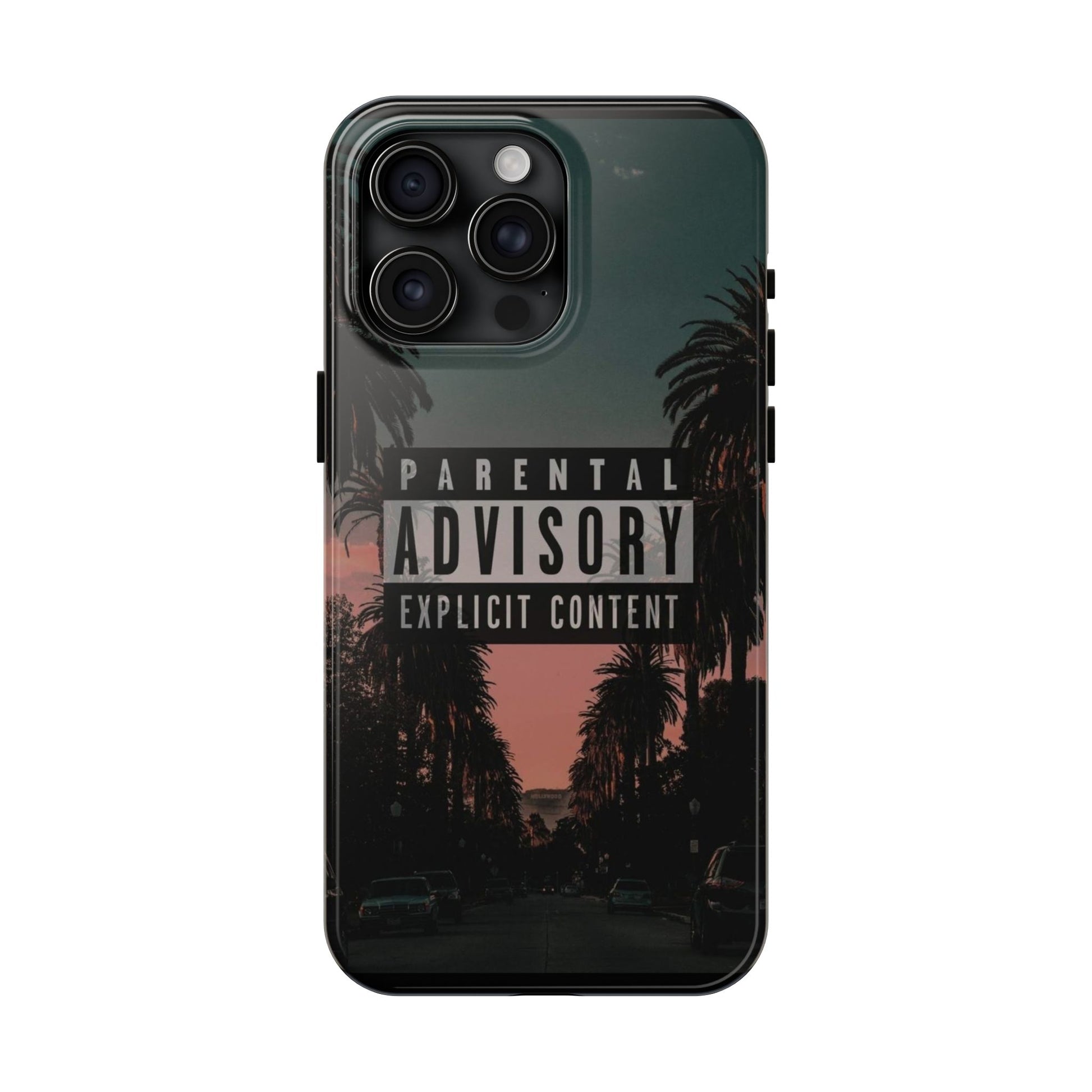 Parental Advisory Tough Phone Cases for Iphones & Samsung Durable