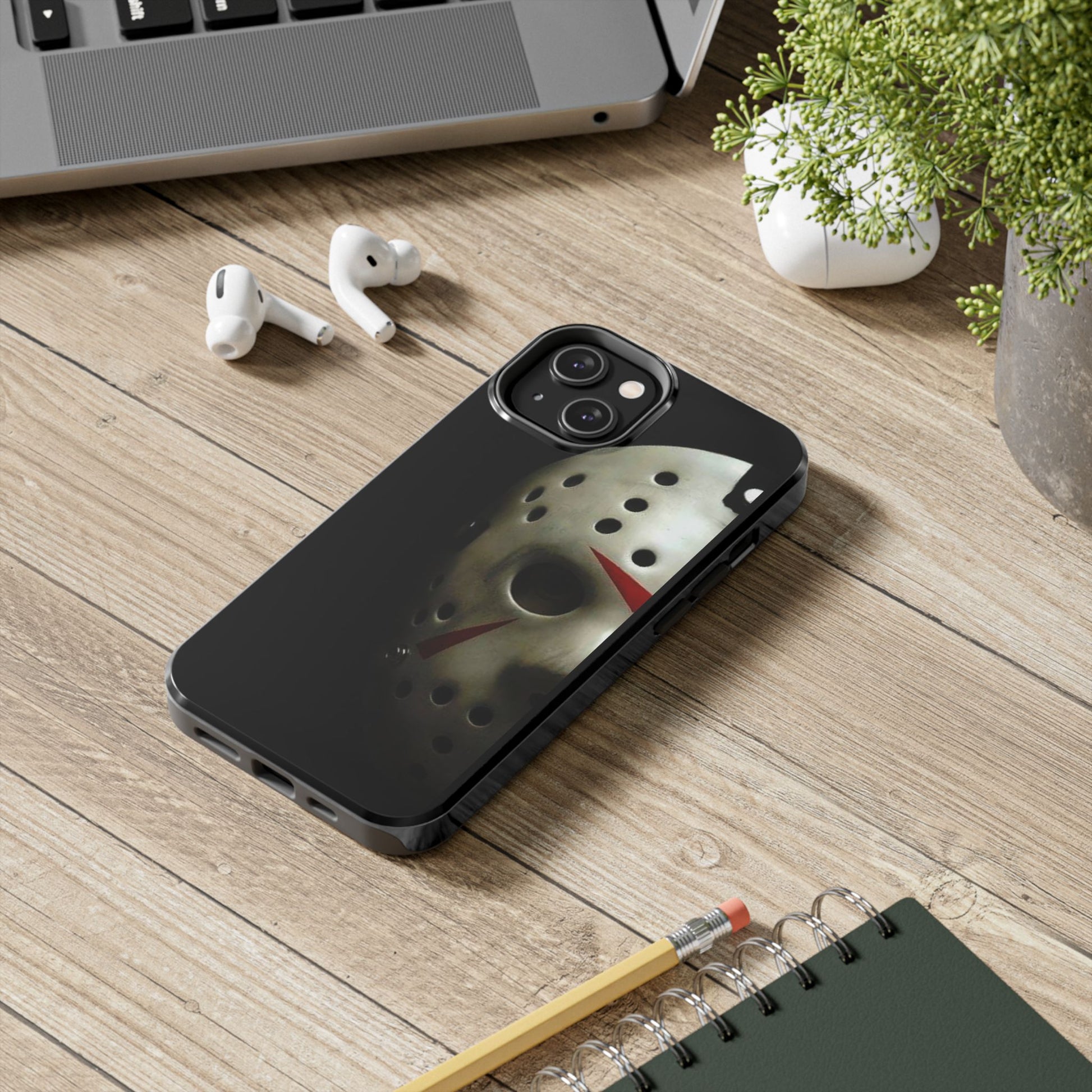 Friday the 13th Jason Mask Theme Phone Cases for iPhones & Samsung Phones