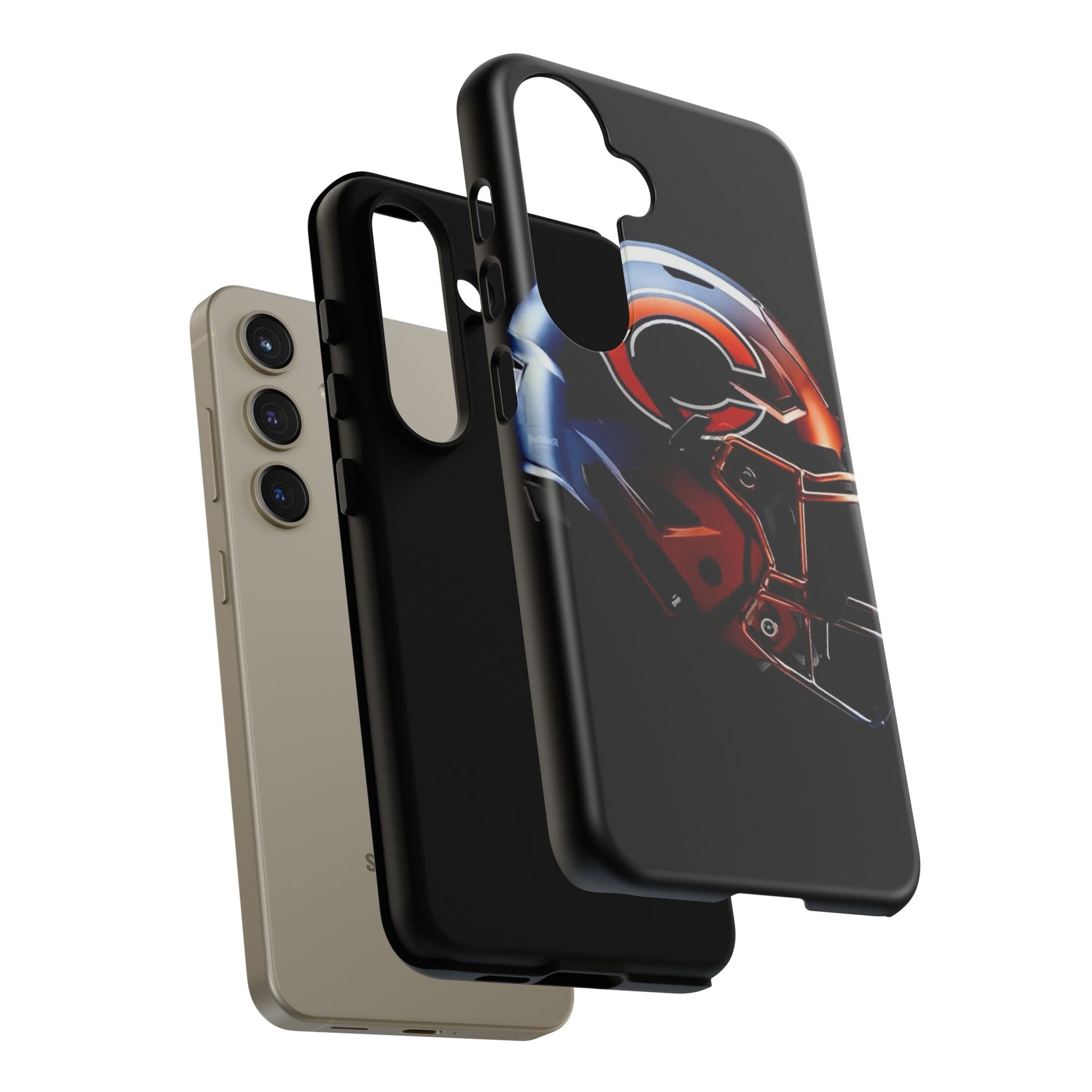 Football Helmet Chicago Bears Phone Case, Tough Cases for iPhones, Samsung, and Pixel