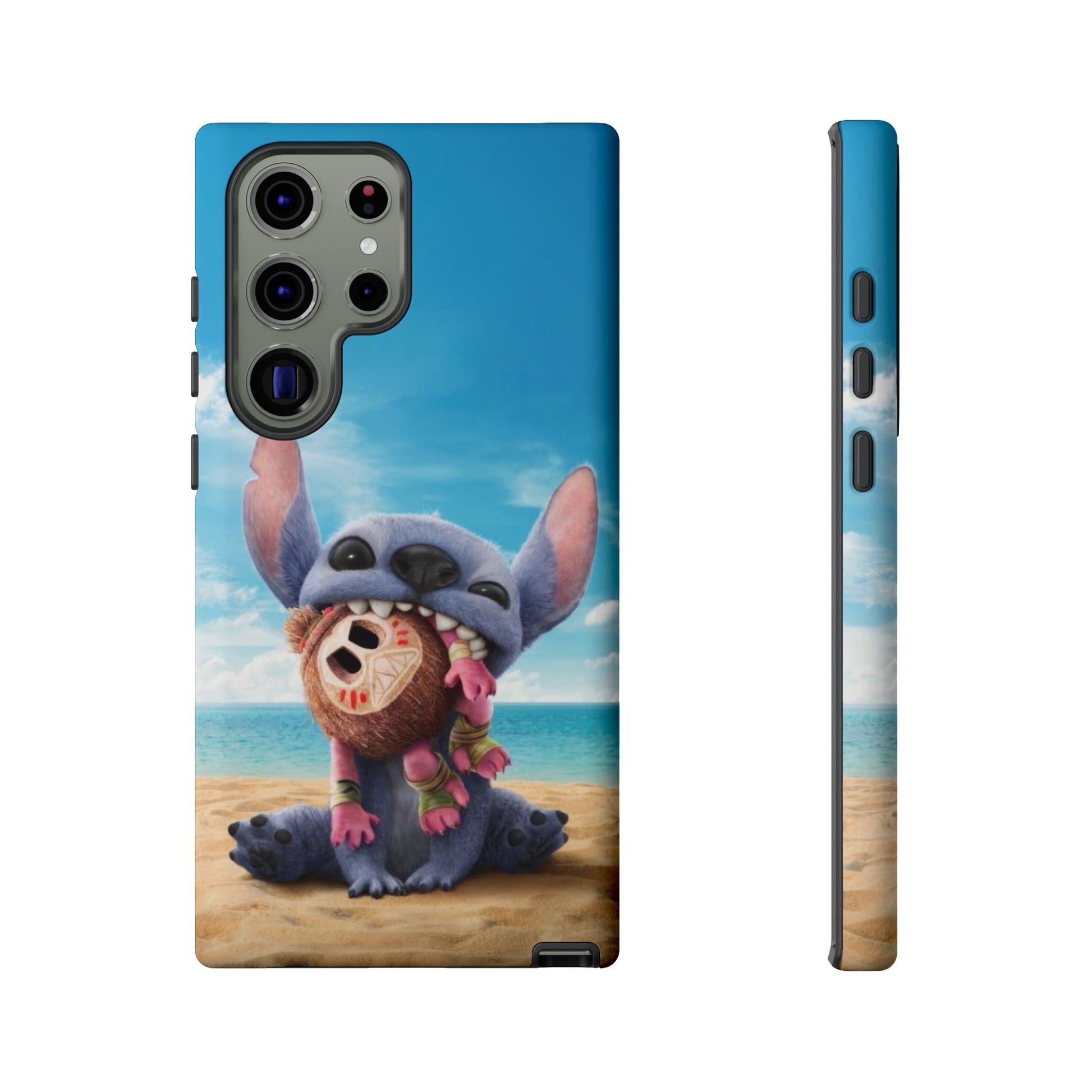 Stitch Beach Sunset Landscape Phone Case for iPhone, Samsung Galaxy, & Pixel Phones