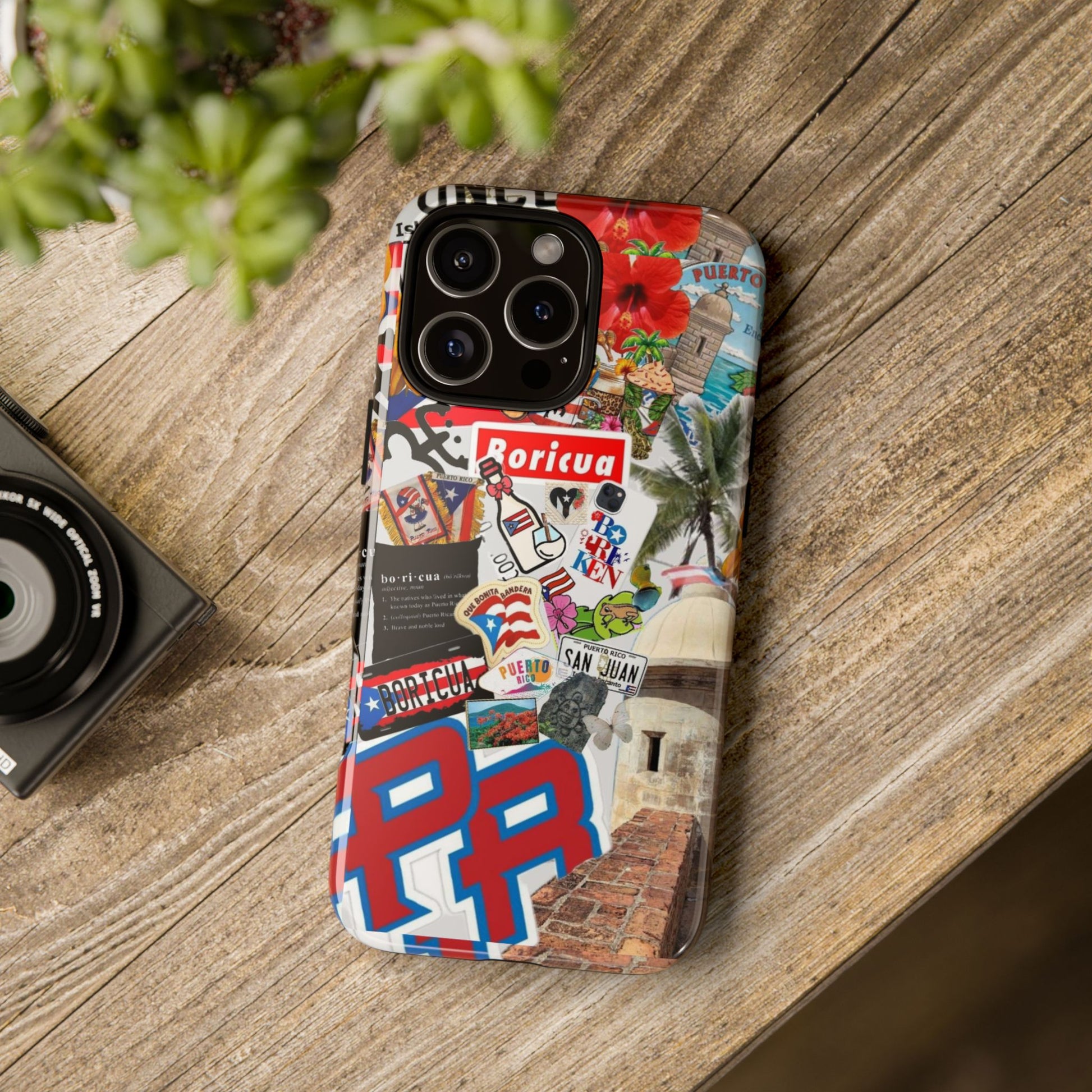 Puerto Rico Boricua Art Tough Cases for iPhones, Samsung, and Pixel