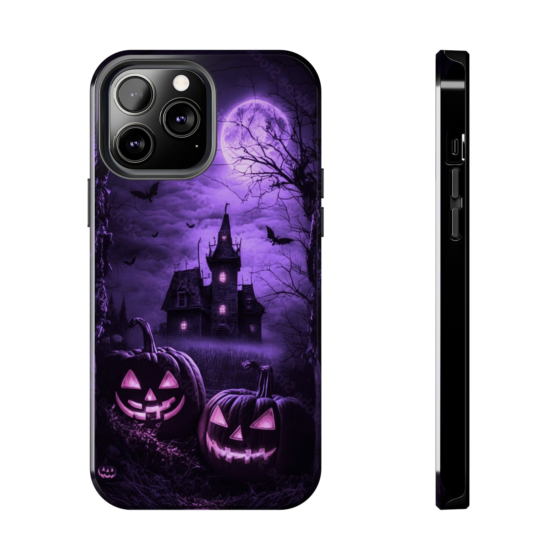 Haunted House Halloween Theme Phone Cases for iPhones & Samsung Phones