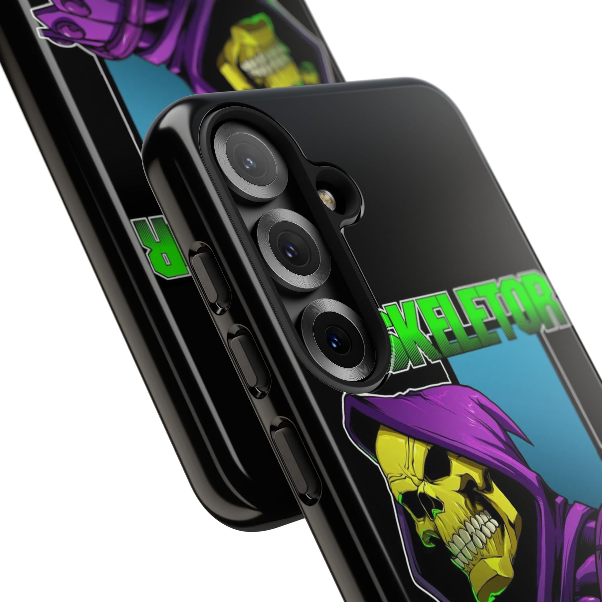 Skeletor Tough Cases for iPhones, Samsung, and Pixel