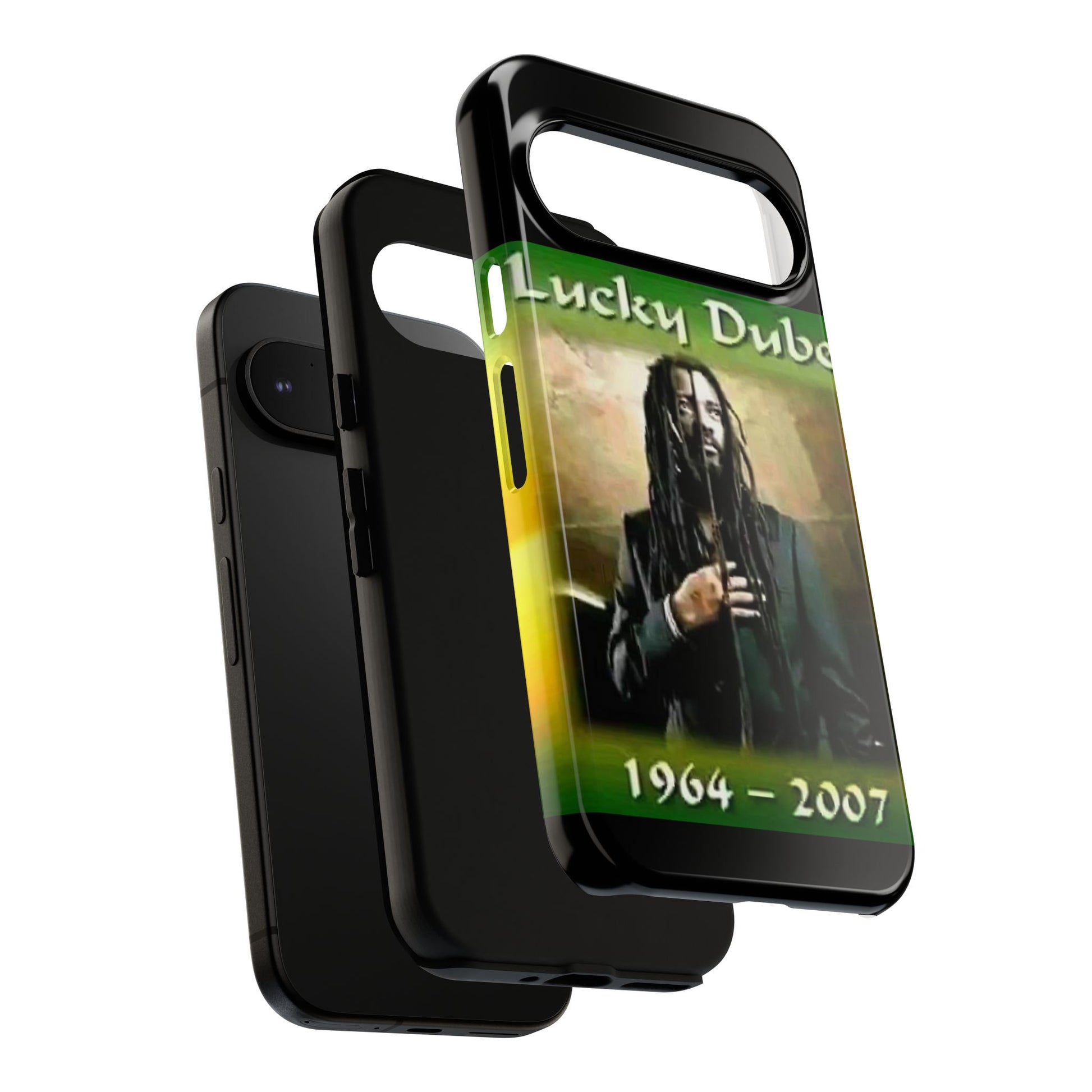 Lucky Dube Tough Cases for iPhones, Samsung, and Pixel
