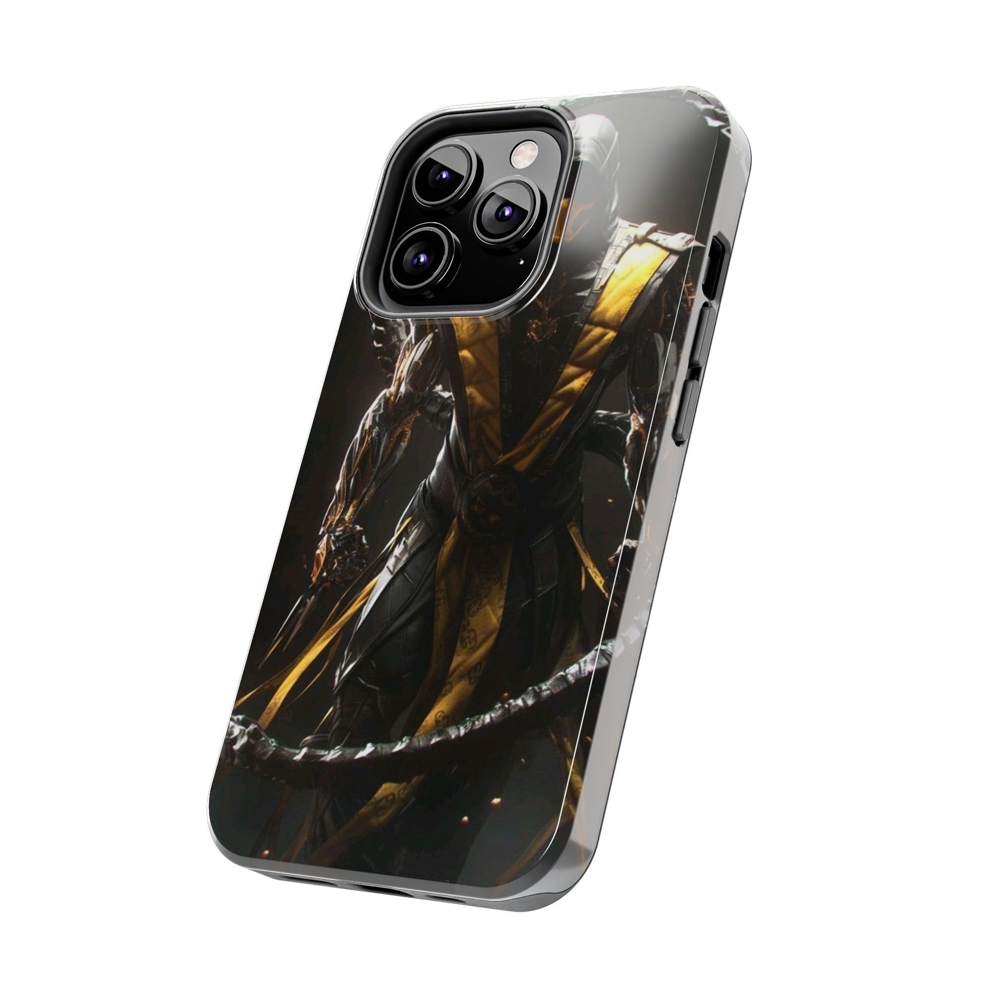 Mortal Kombat Scorpion Tough Phone Cases for Iphones & Samsung Phones Durable