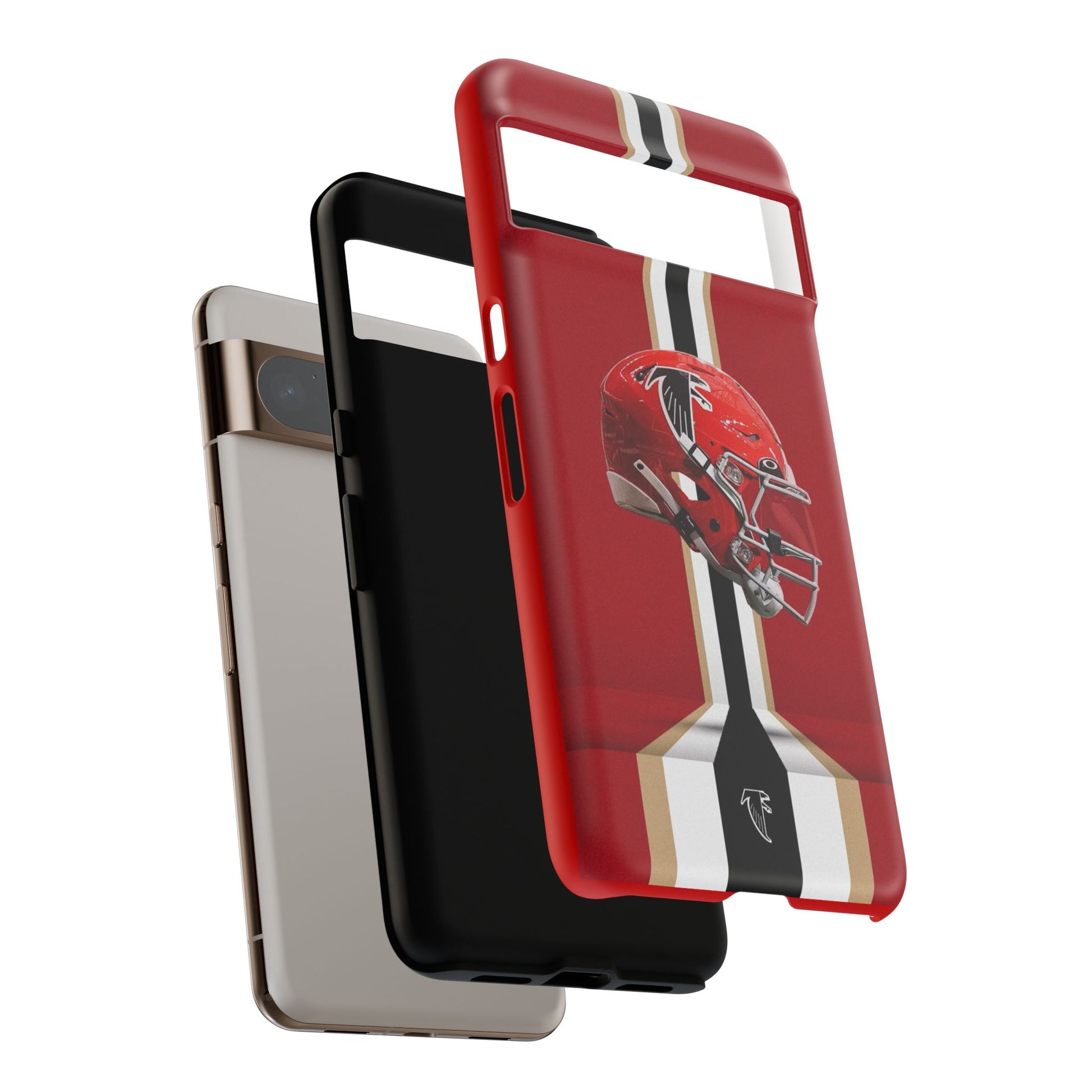 Atlanta Falcons Football Helmet Logo Tough Cases for iPhones, Samsung, and Pixel