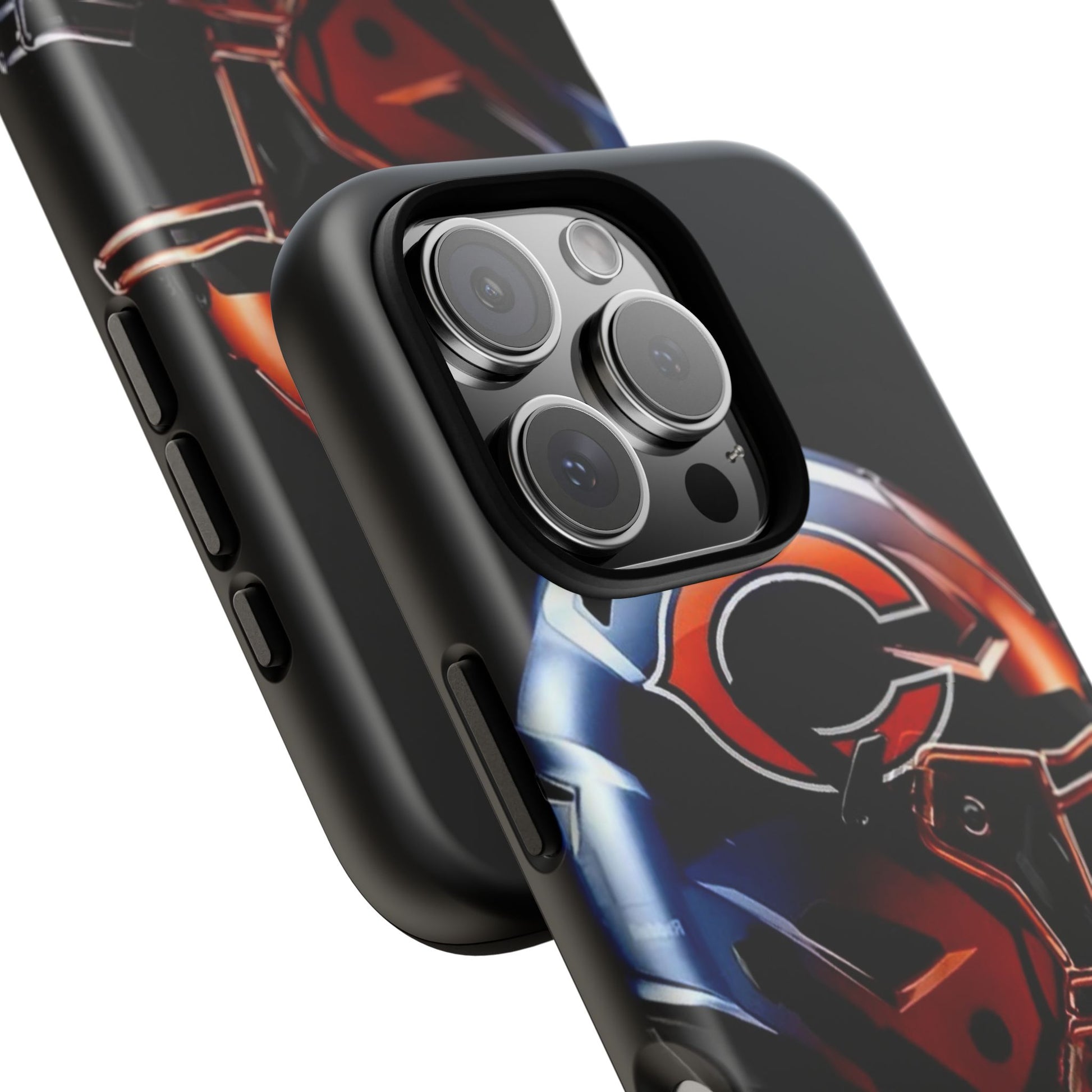 Football Helmet Chicago Bears Phone Case, Tough Cases for iPhones, Samsung, and Pixel