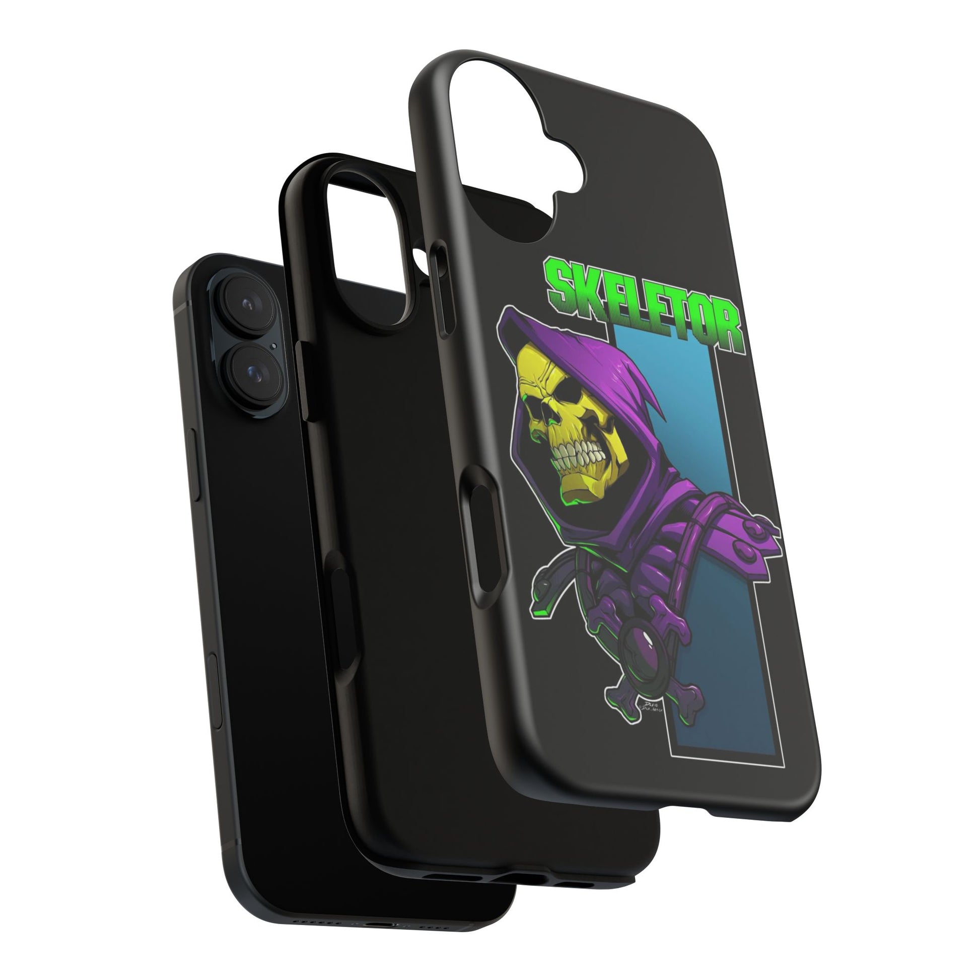 Skeletor Tough Cases for iPhones, Samsung, and Pixel
