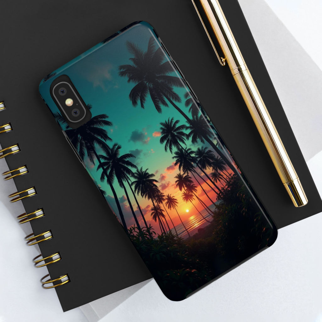Beach Oasis Themed Tough Phone Cases for Iphones & Samsung Phones