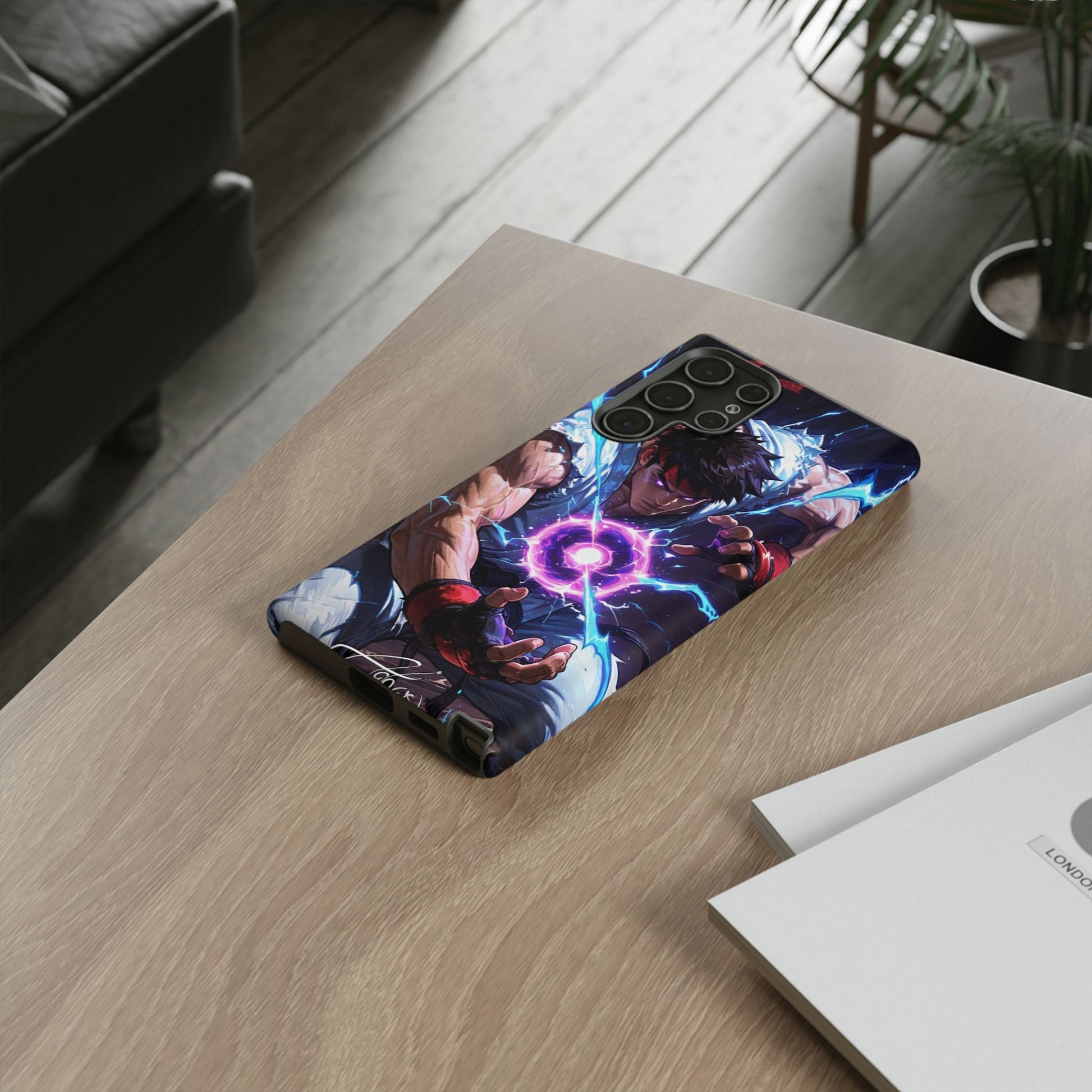 Street Fighter Ryu Gamer Art Tough Cases for iPhones, Samsung, and Pixel