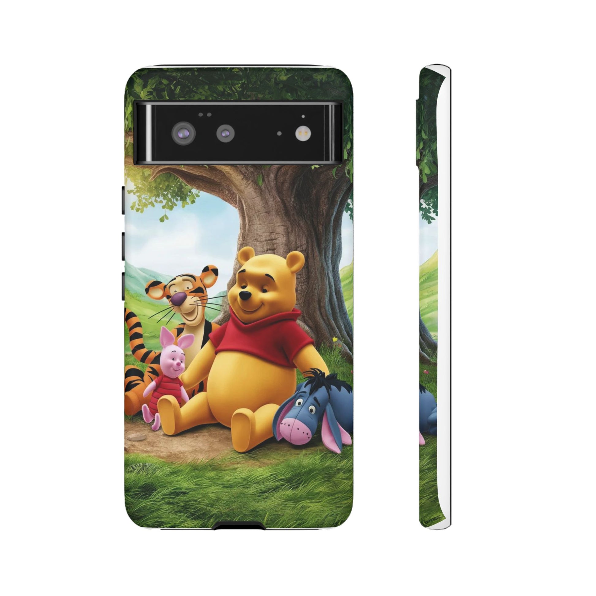 Cute Pooh Bear Phone Case, Tough Cases, Disney Phone for iPhones, Samsung, and Pixel