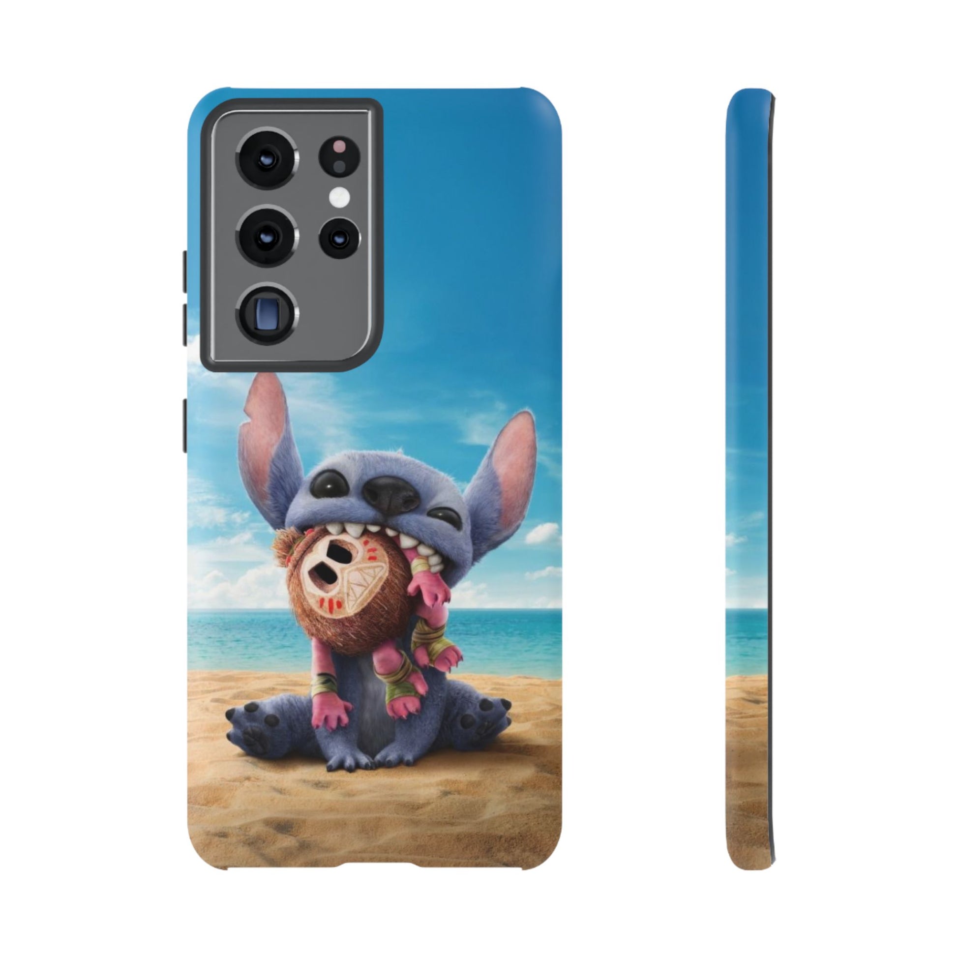 Stitch Beach Sunset Landscape Phone Case for iPhone, Samsung Galaxy, & Pixel Phones
