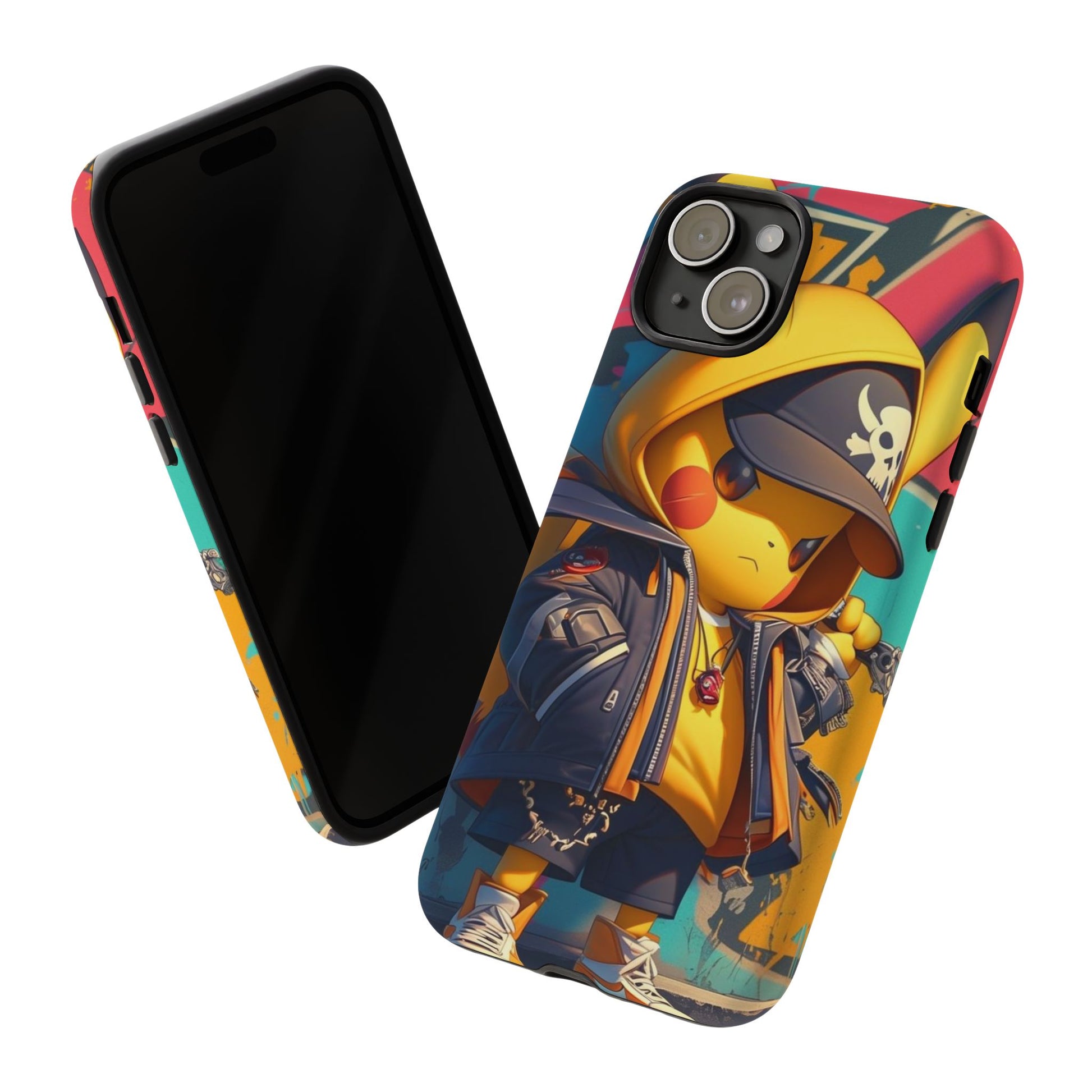 Cute Poke Bear Phone Case, Tough Cases for iPhones, Samsung, and Pixel