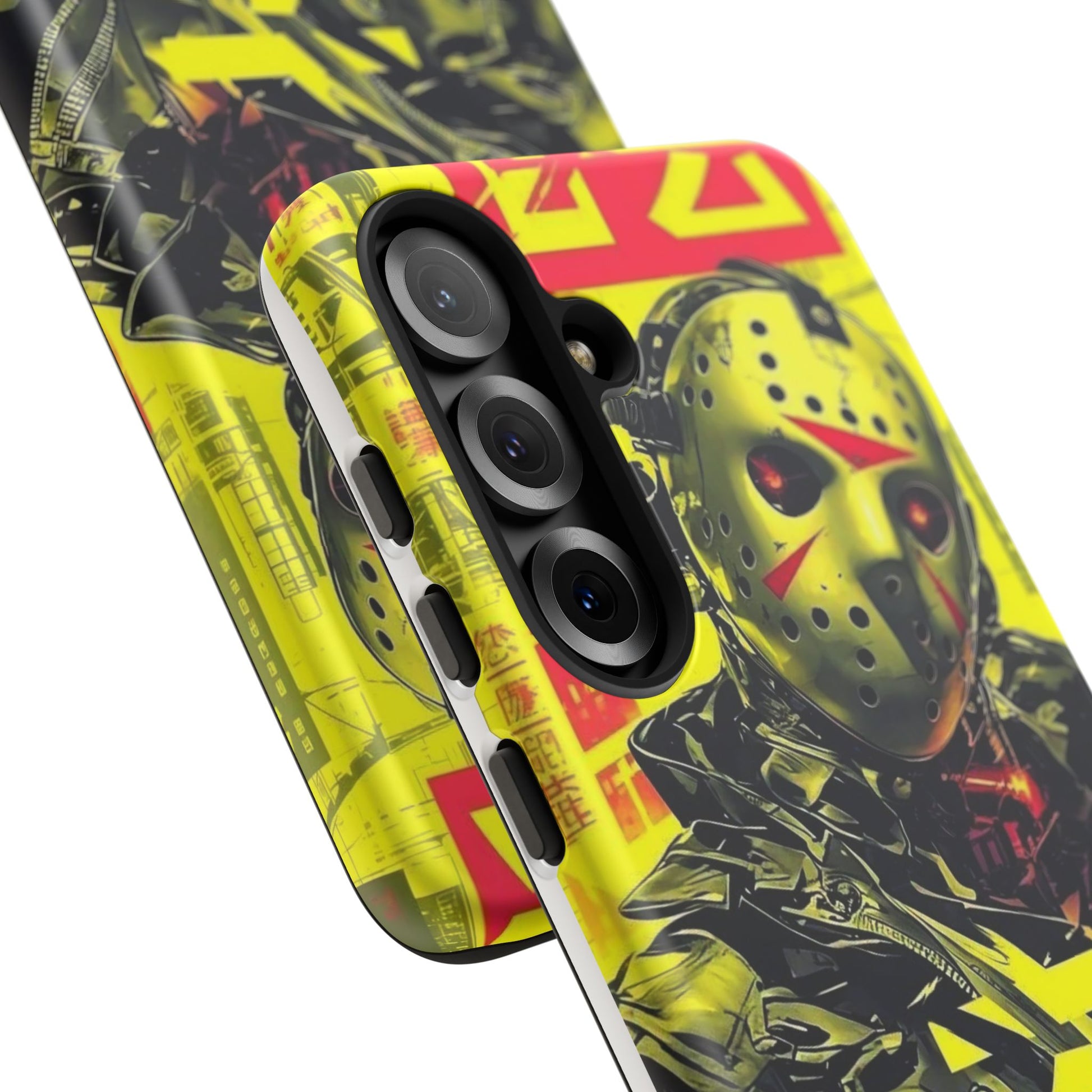 Cyberpunk X Jason Voorhees Tough Cases for iPhones, Samsung, and Pixel