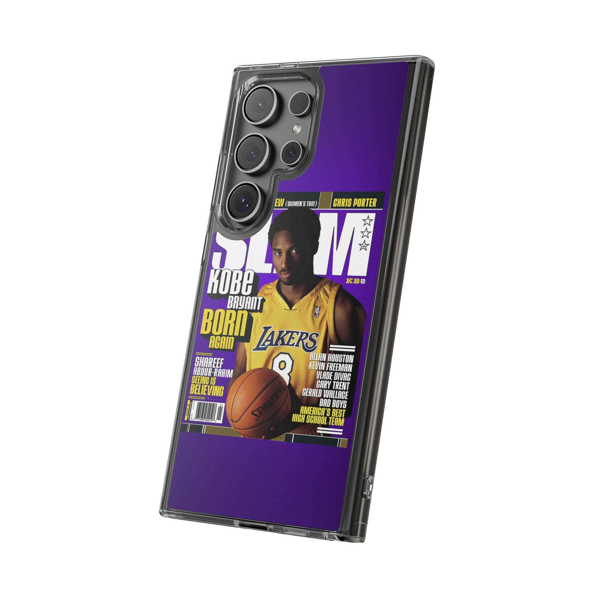 SLAM Cover Kobe Basketball Inspired design Clear Phone Cases