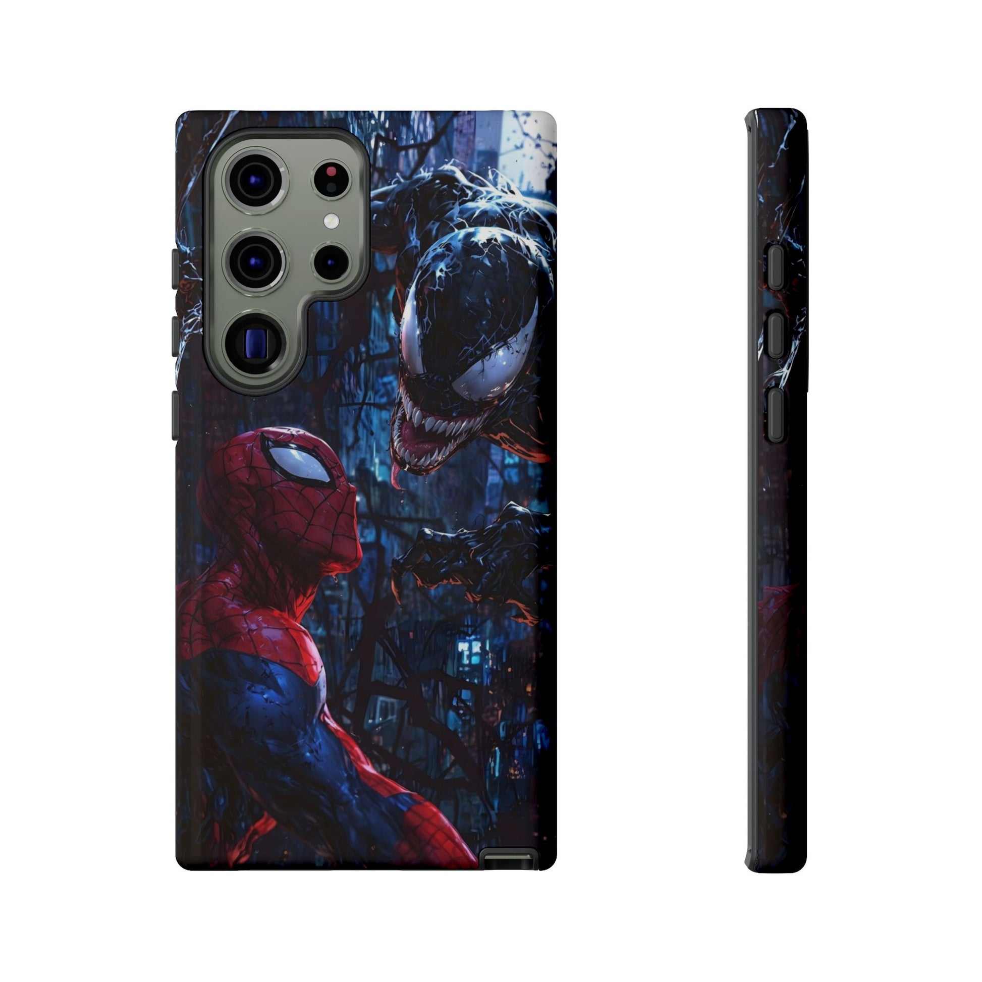 Venom x Spiderman Phone Case, Tough Cases for iPhones, Samsung, and Pixel