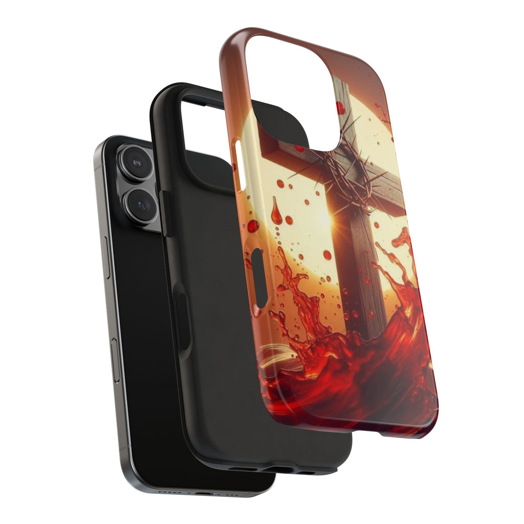 Blood of Christ Christian Theme Phone Cases for iPhones & Samsung Phones