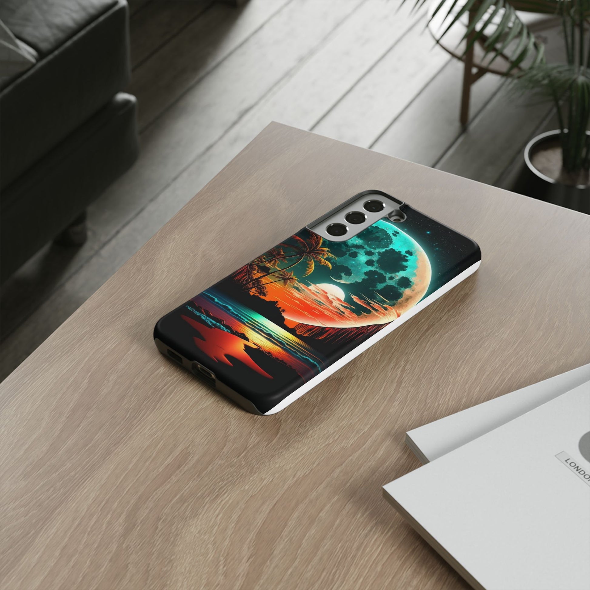 Fantasy Beach Sunset Landscape Phone Case for iPhone, Samsung Galaxy, & Pixel Phones